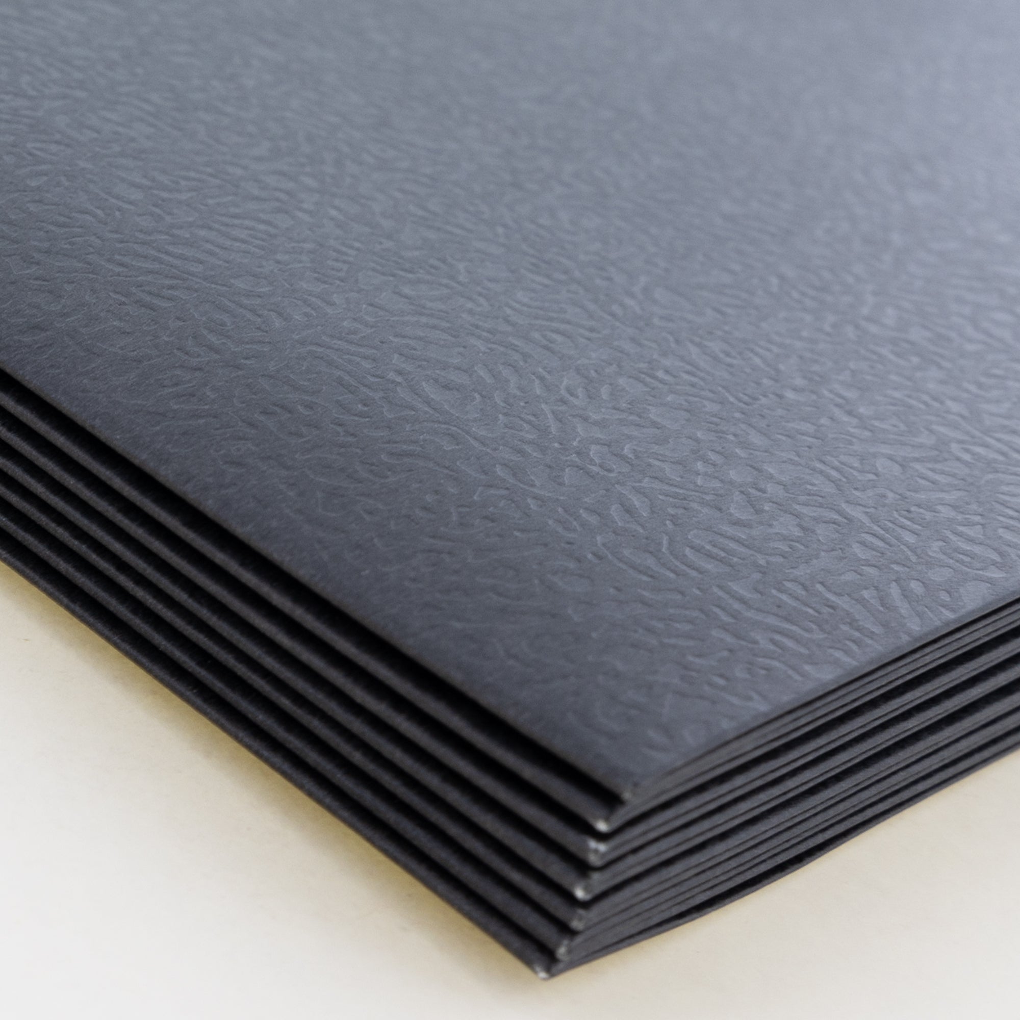 2-Pockets Portfolios Premium Black Color (25/Box)