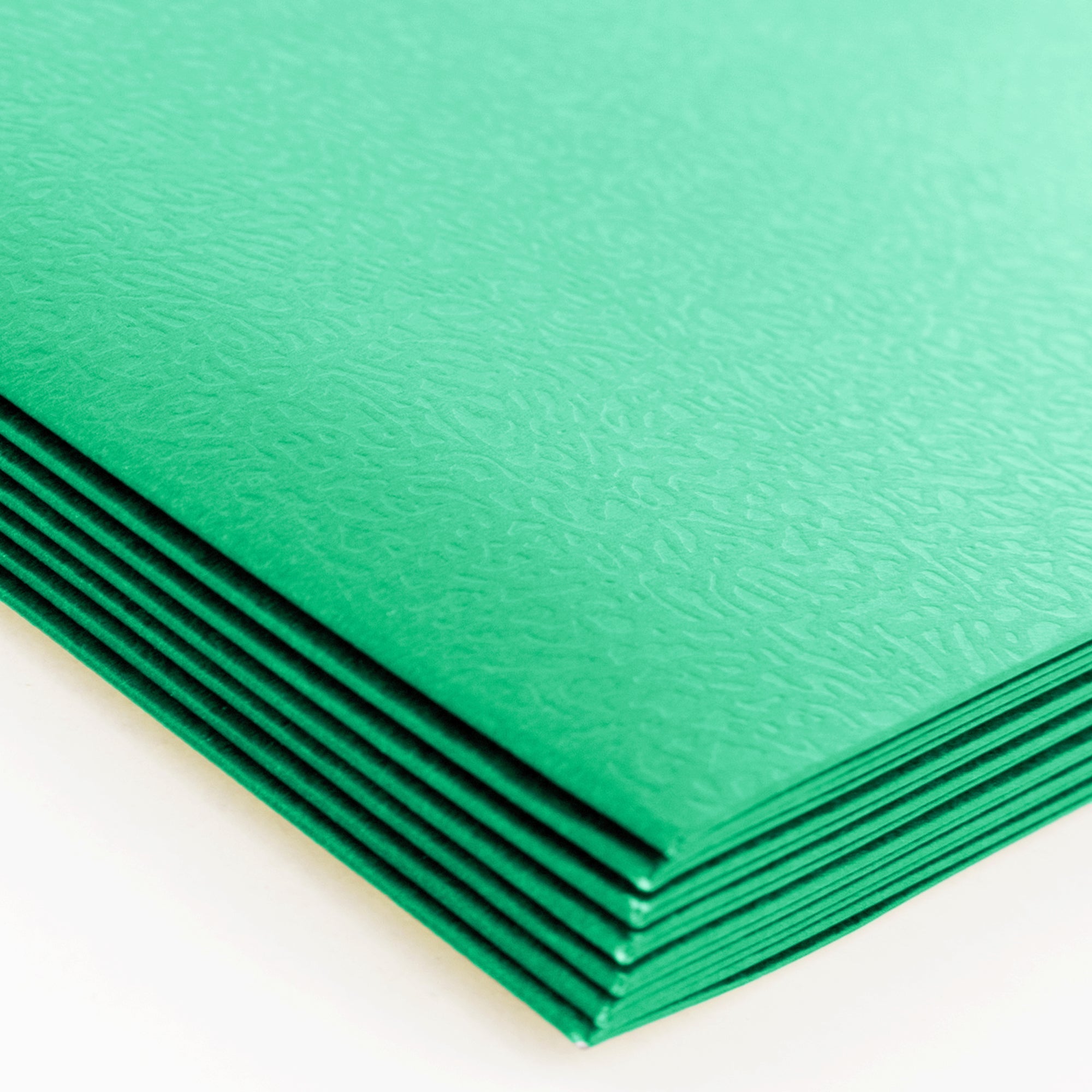 2-Pockets Portfolios Premium Green Color (25/Box)