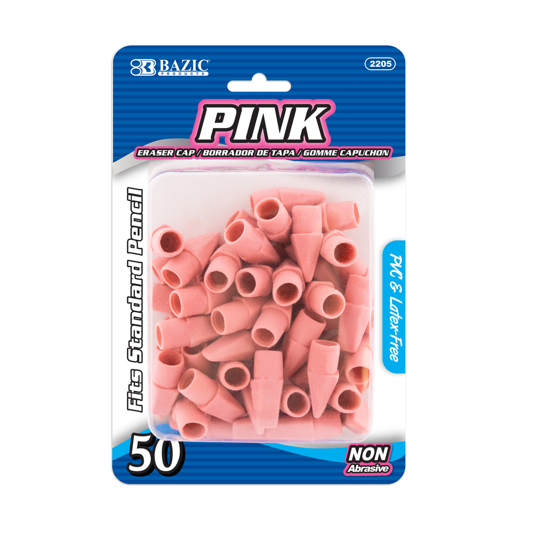 Pink Eraser Cap (50/Pack)