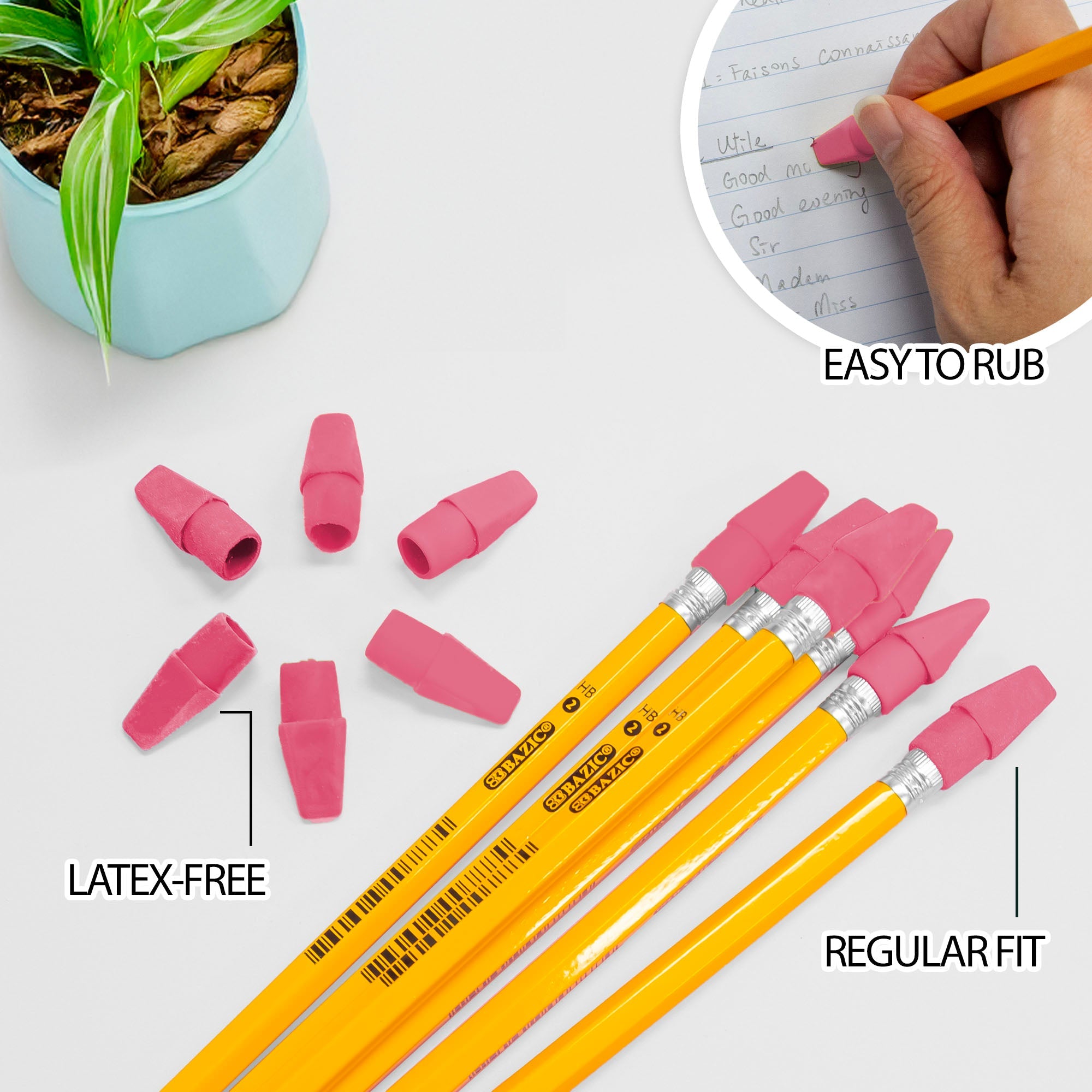 Pink Eraser Top (20/Pack)