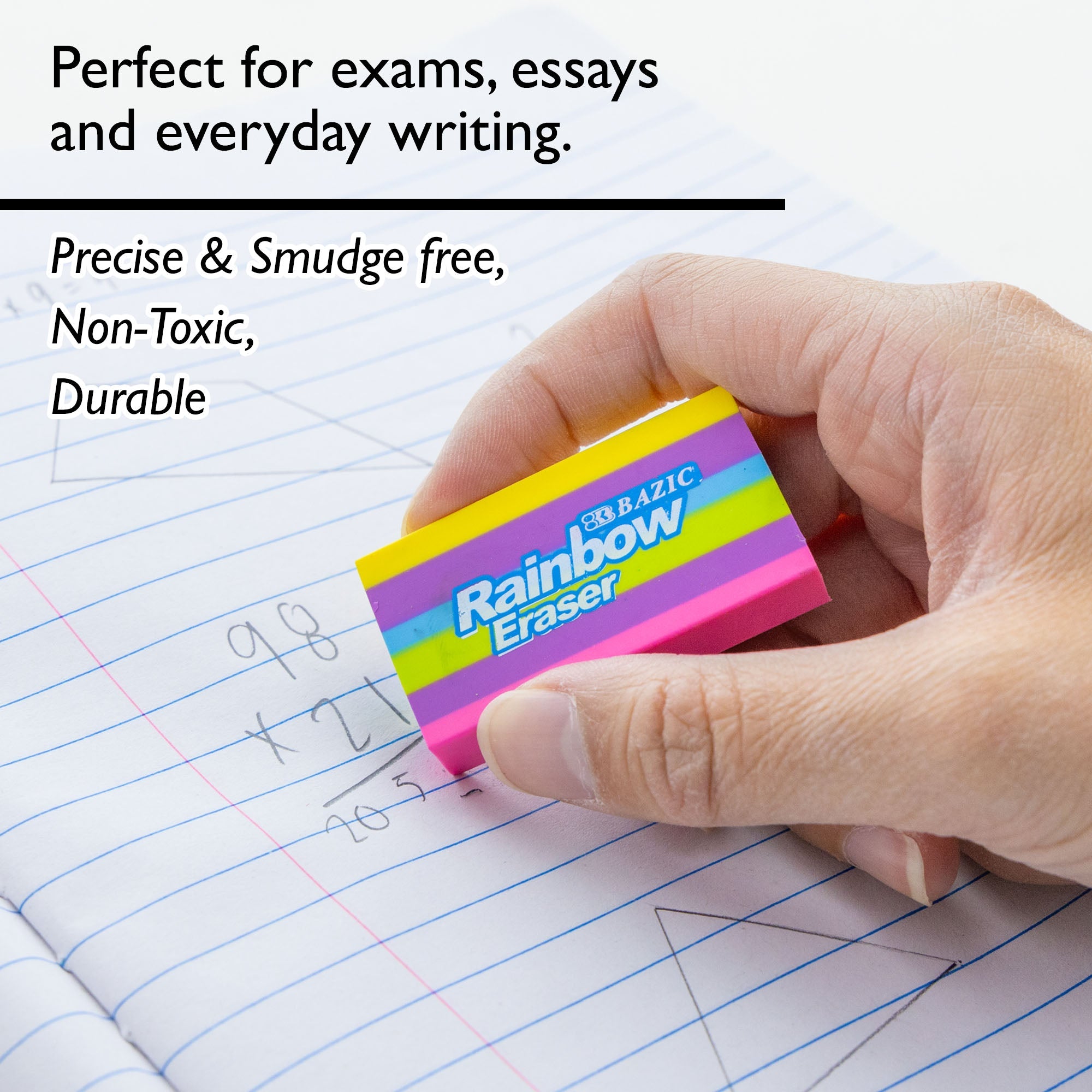 Rainbow Eraser (4/Pack)