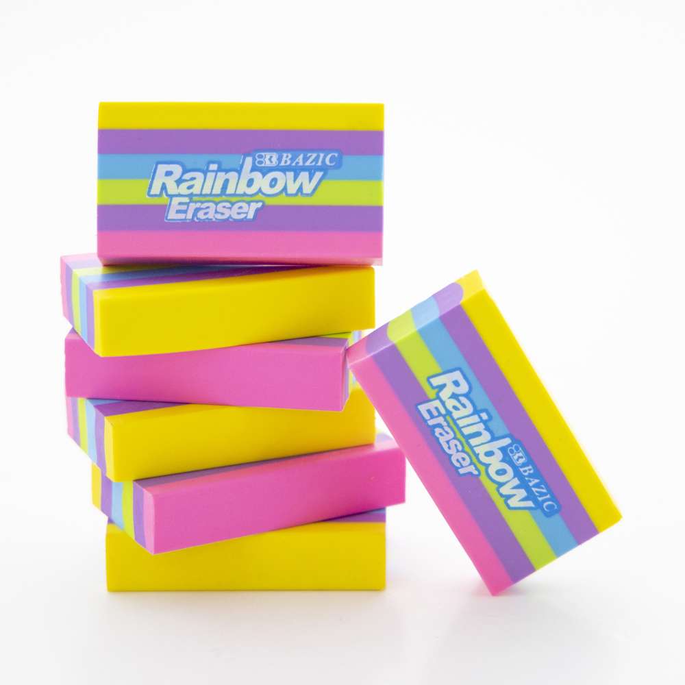 Rainbow Eraser (4/Pack)