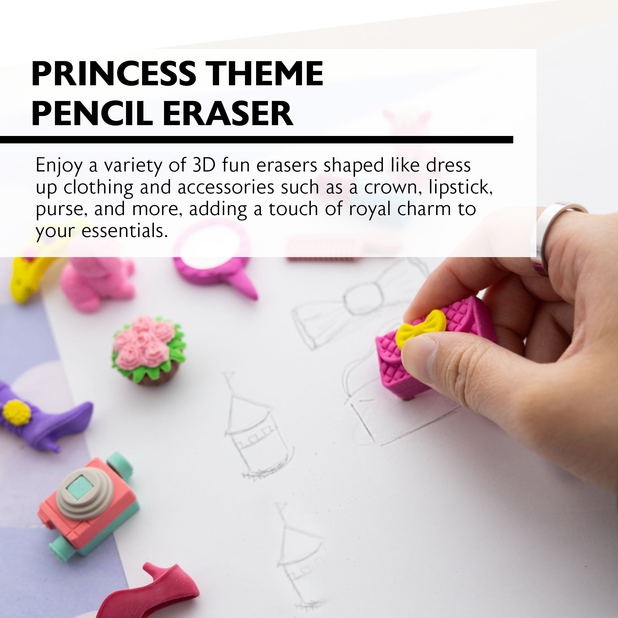 Princess Bash 3D Eraser Sets