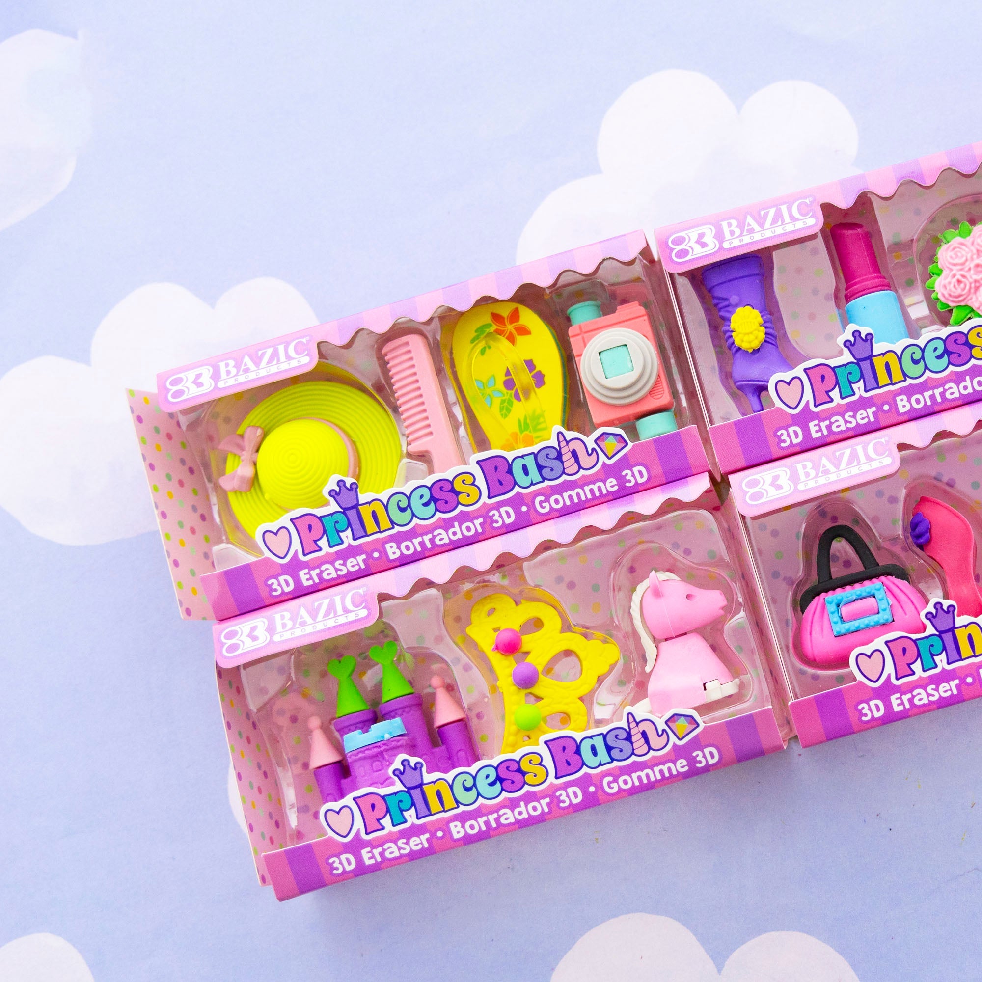 Princess Bash 3D Eraser Sets