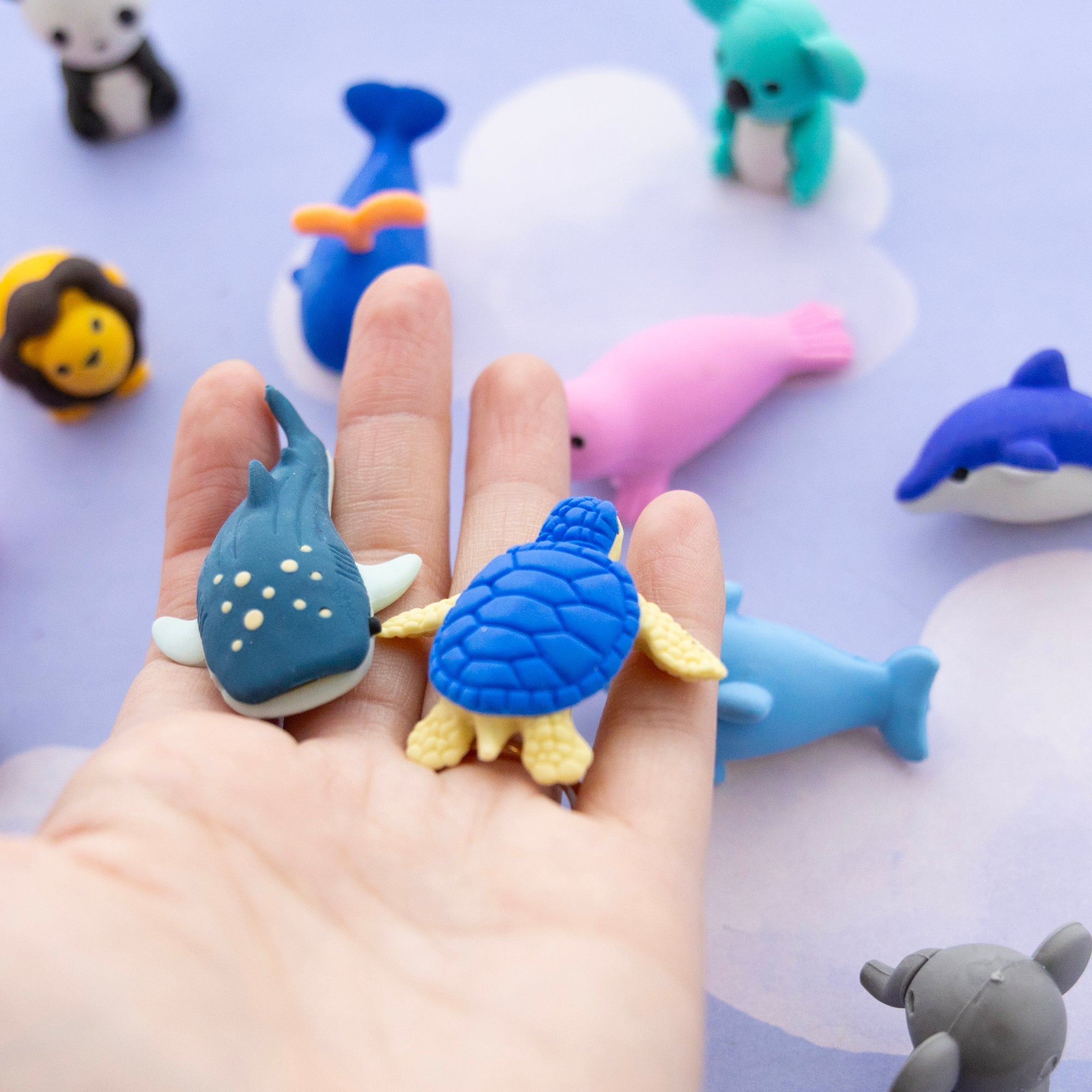 Wildlife Adventures 3D Eraser Sets