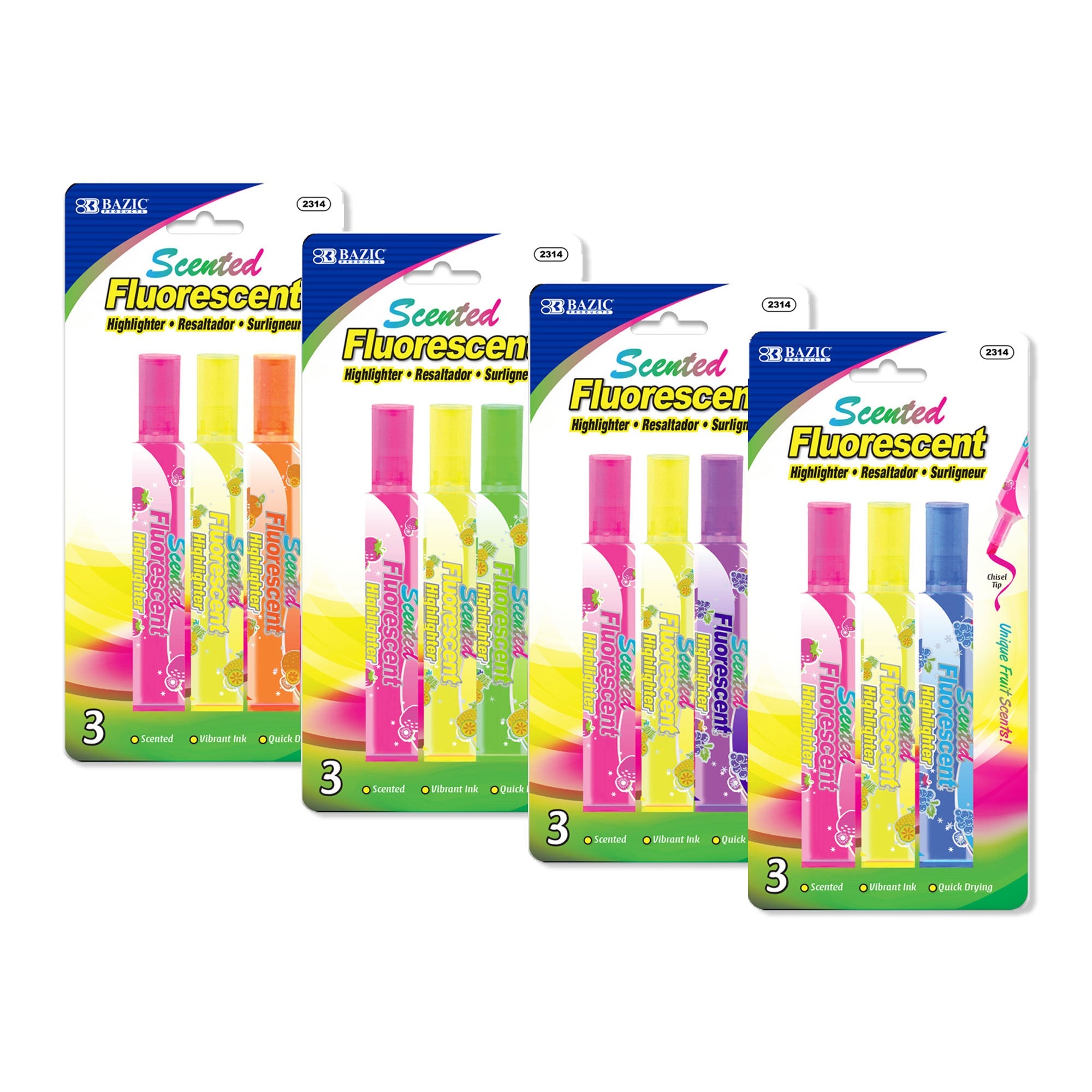 Fruit Scented Highlighters (3/Pack)