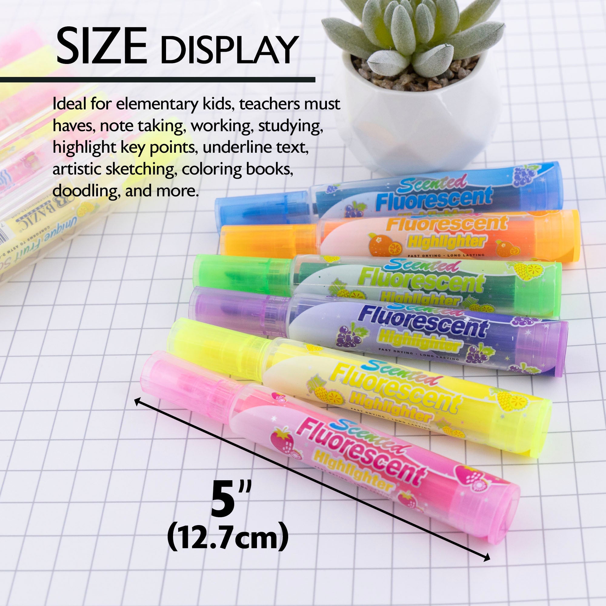 Fruit Scented Highlighters (3/Pack)