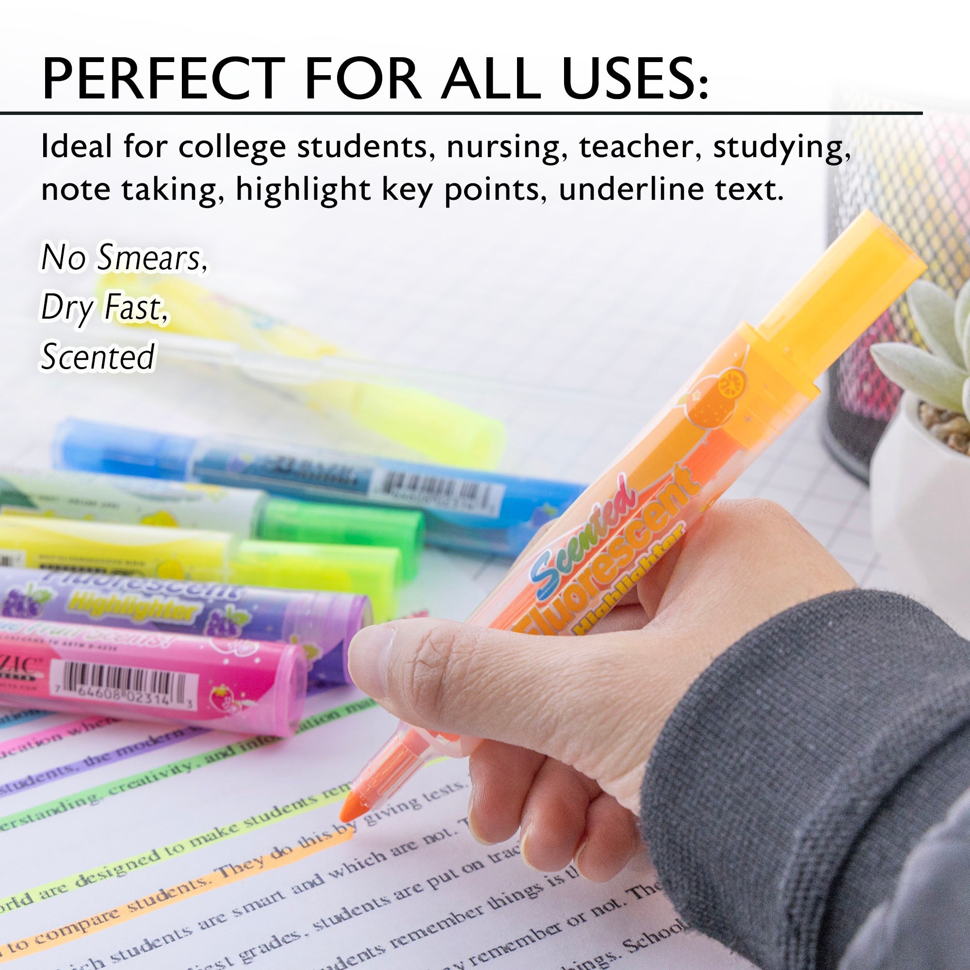 Fruit Scented Highlighters (3/Pack)
