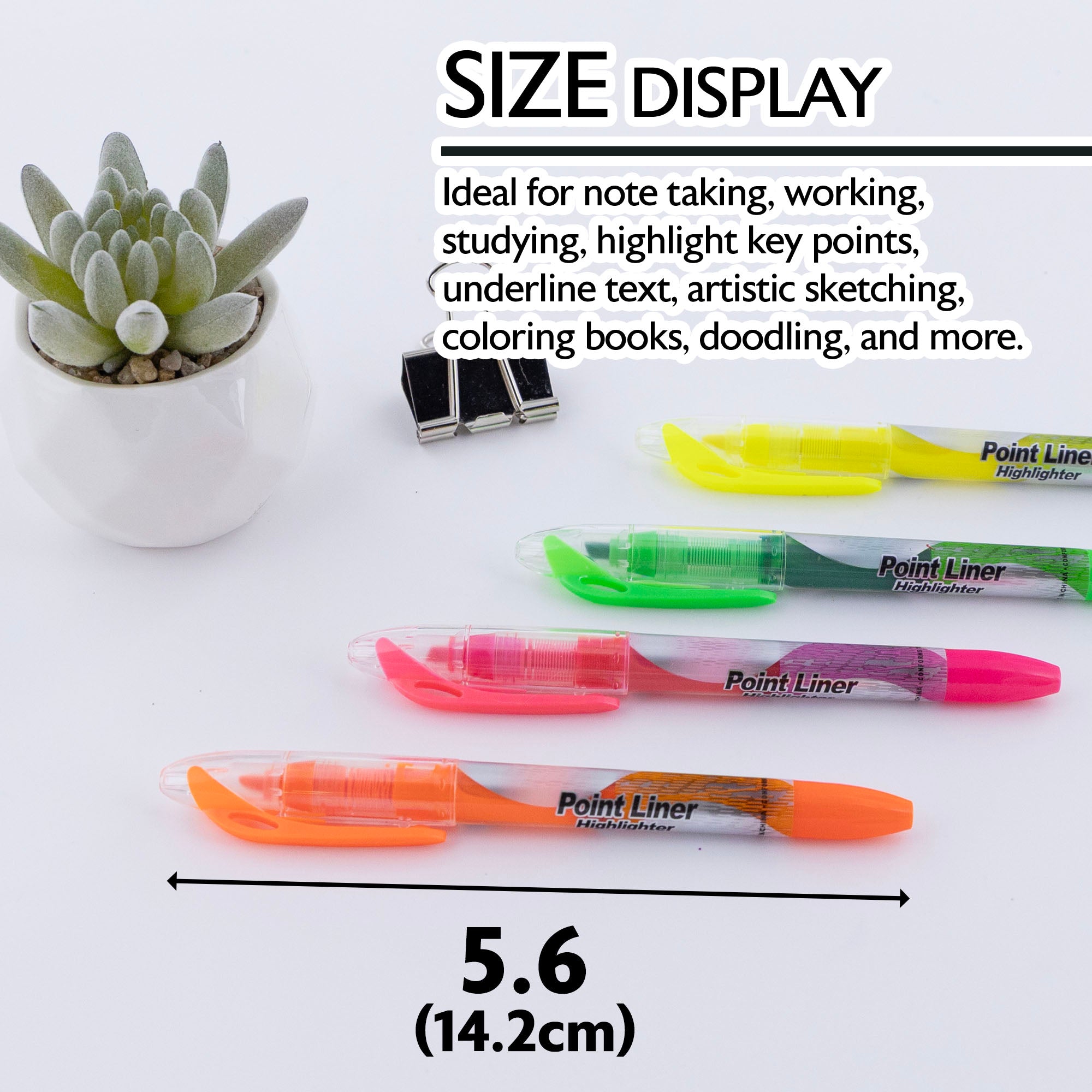 Liquid Pen Style Fluorescent Highlighter Yellow