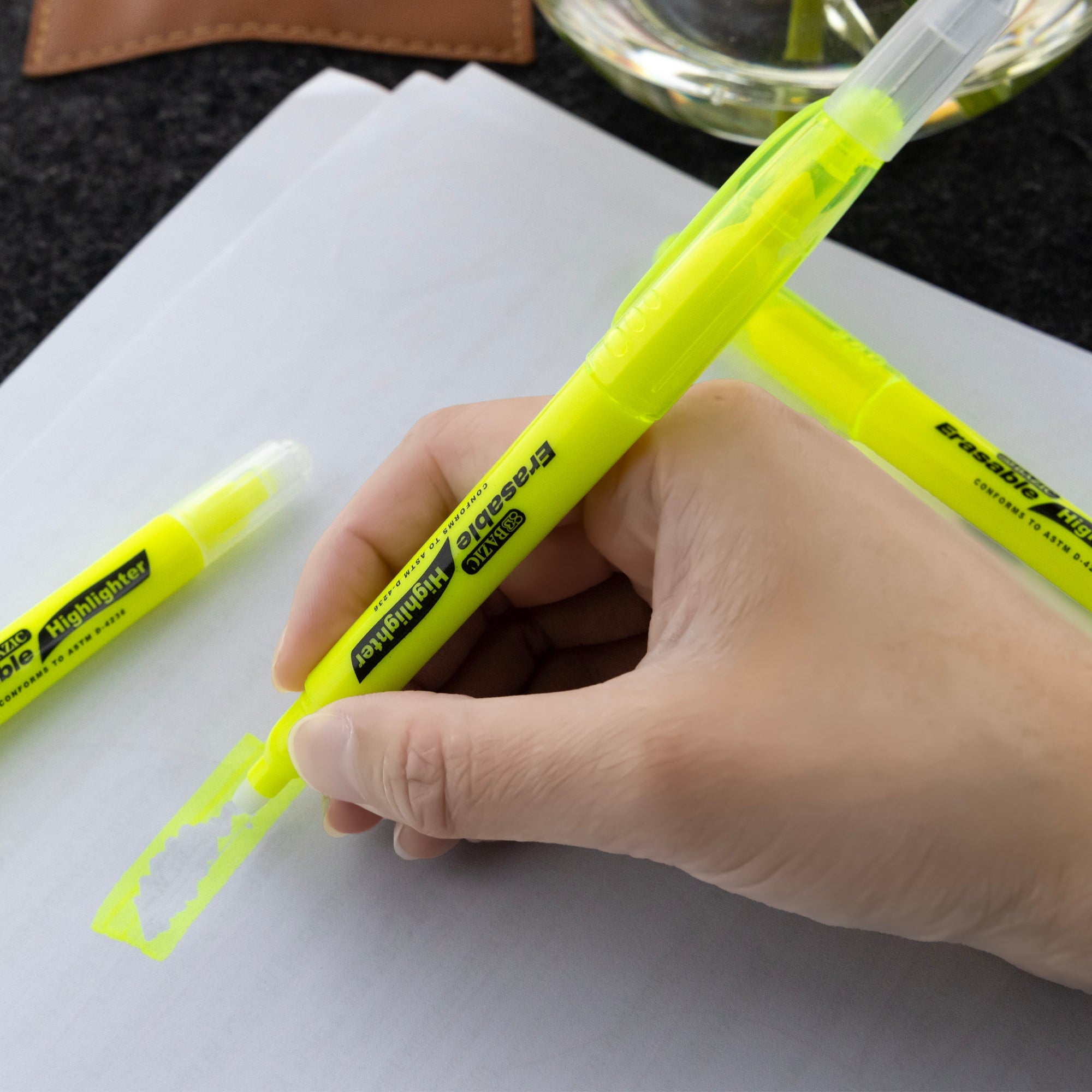 Erasable Highlighter Yellow (3/Pack)