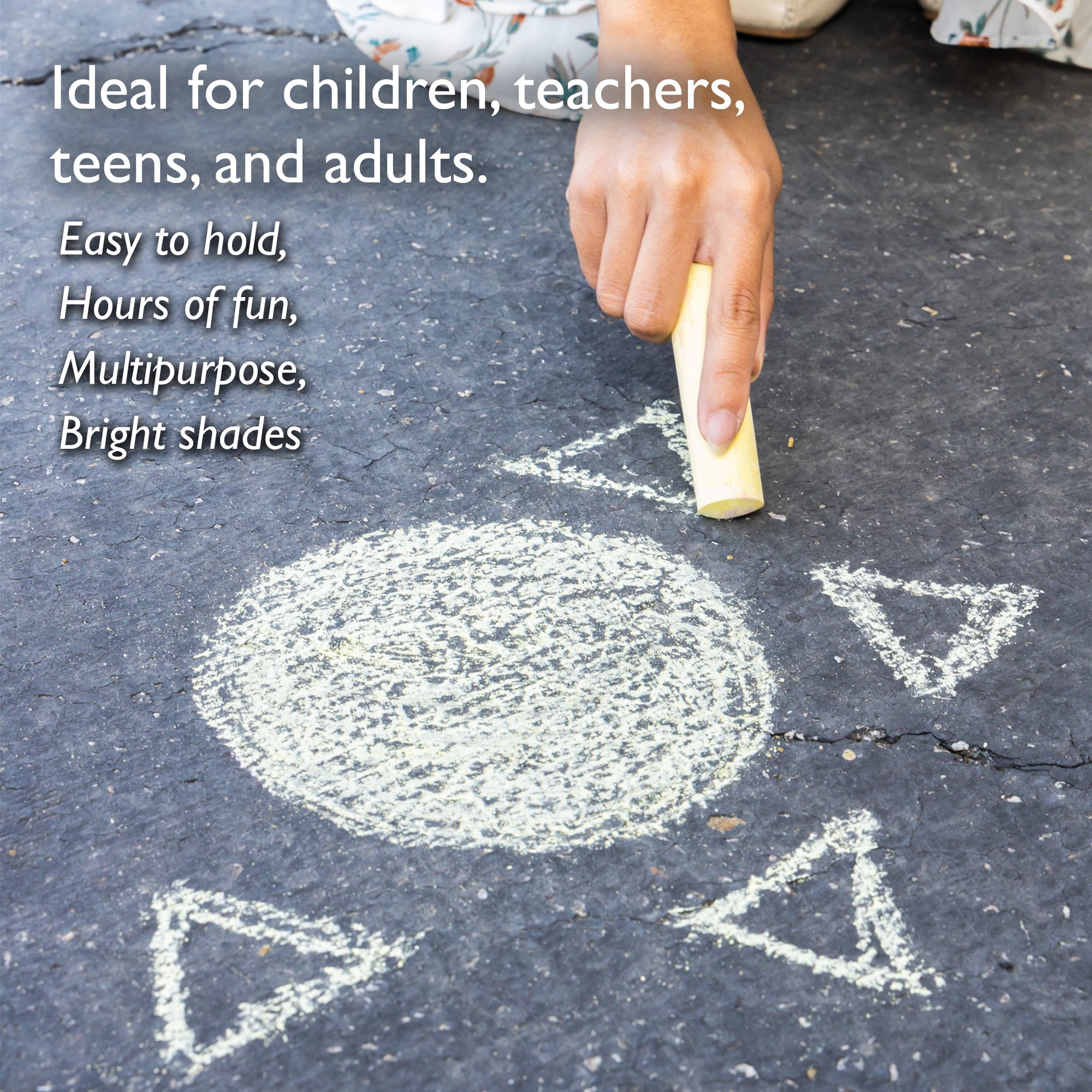 Jumbo Color Chalk (15/Bucket)