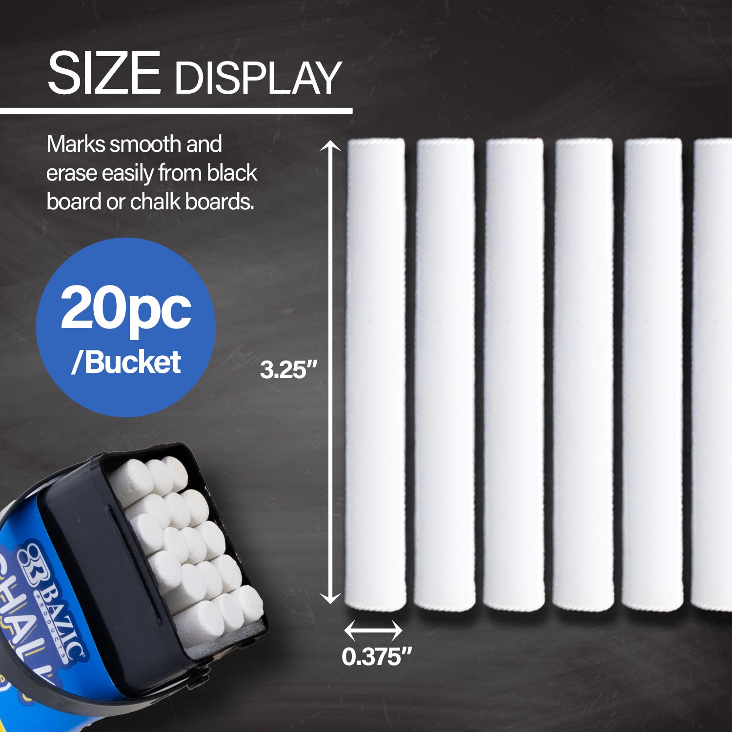 White Chalk (20/Bucket)