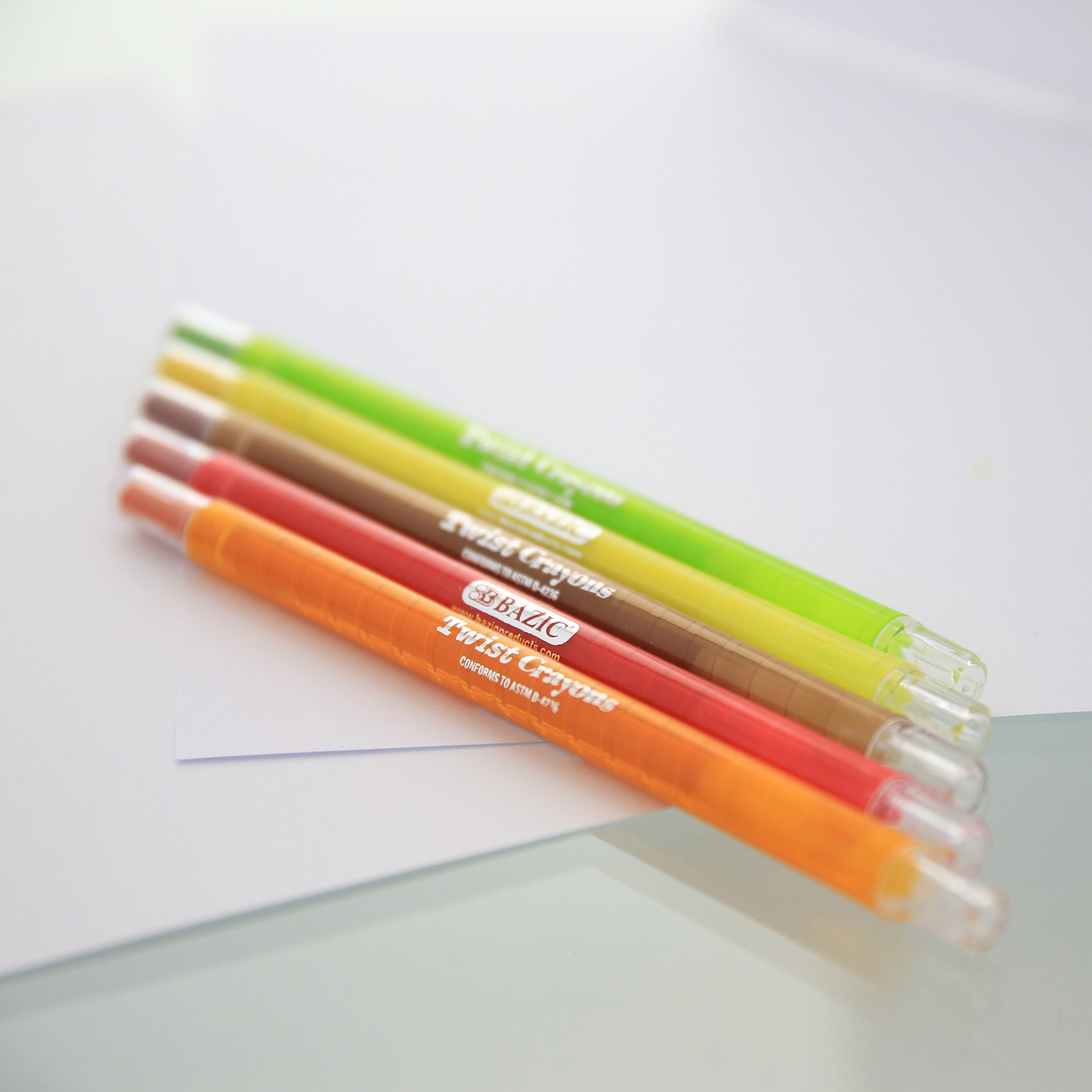 Twist-Up Propelling Crayons 8 Color