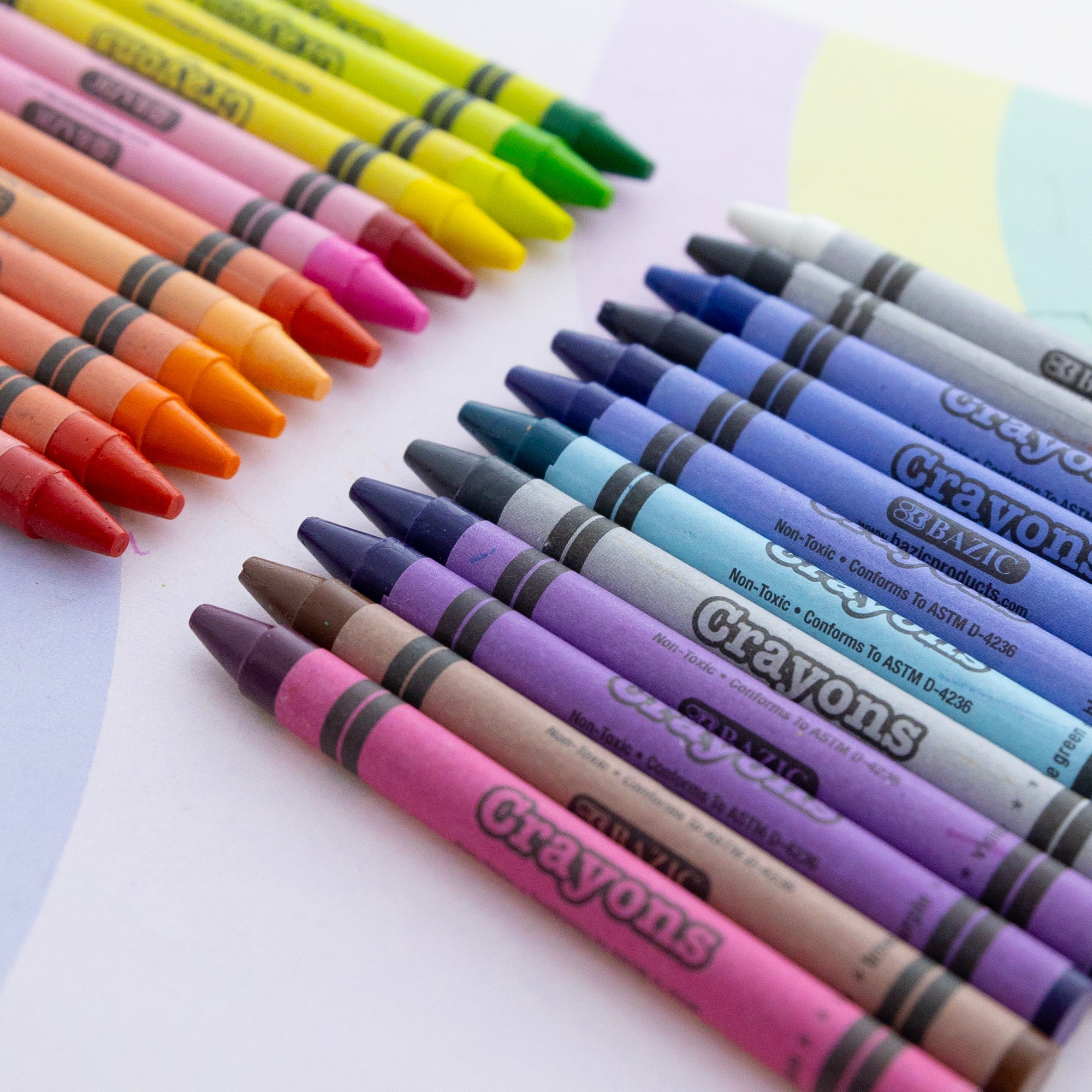 Premium Crayons 64 Color w/ Sharpener