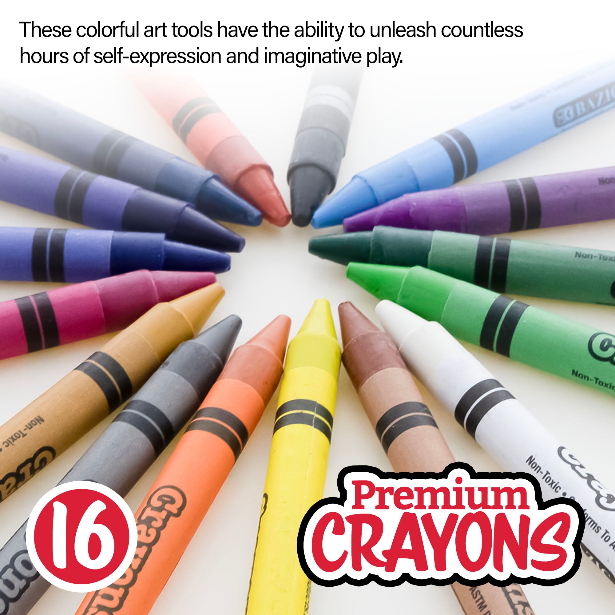 Premium Crayons 16 Color