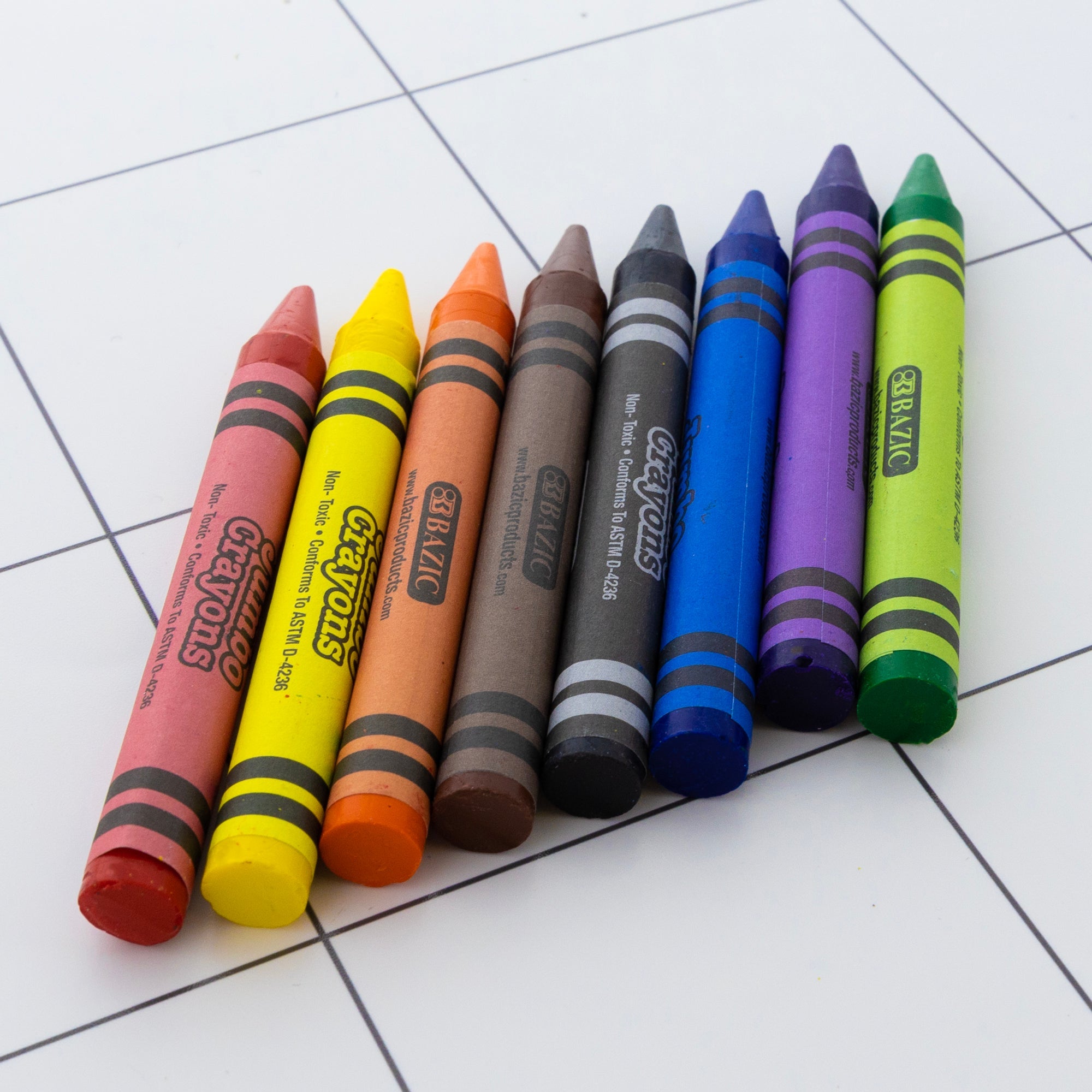 Premium Jumbo Crayons 8 Color