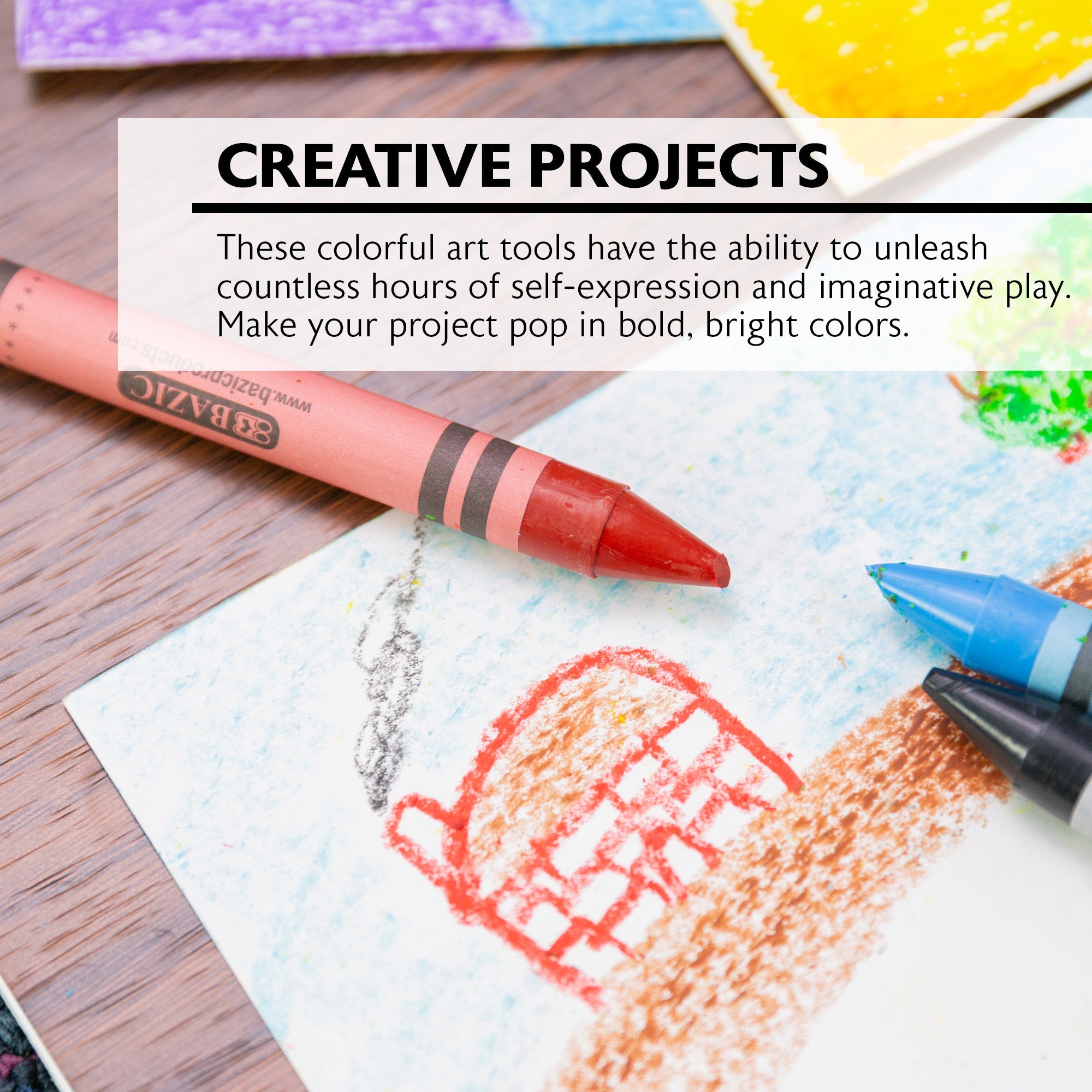 Premium Jumbo Crayons 12 Color
