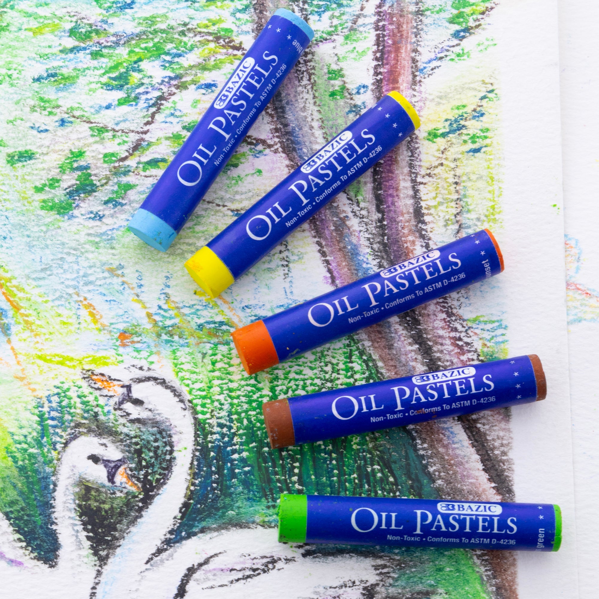 Oil Pastels 25 Colors