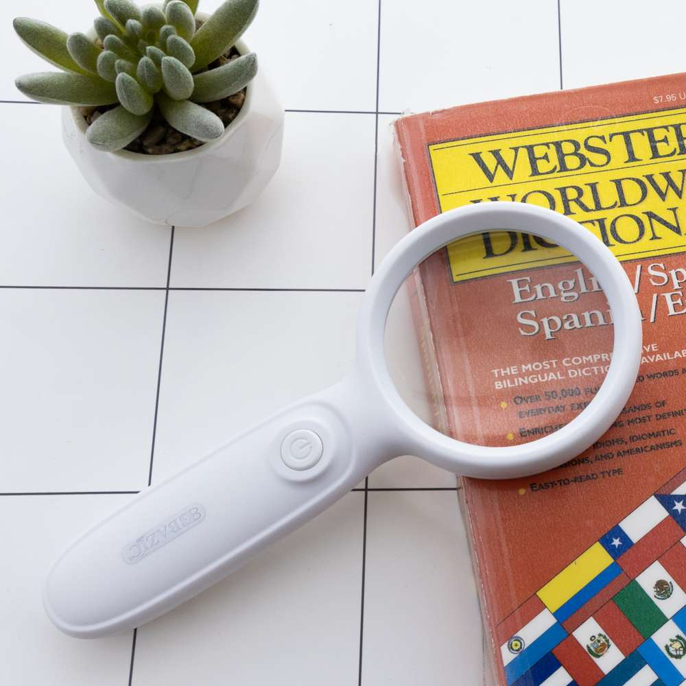 3" Round 2x LED Lighted Magnifier