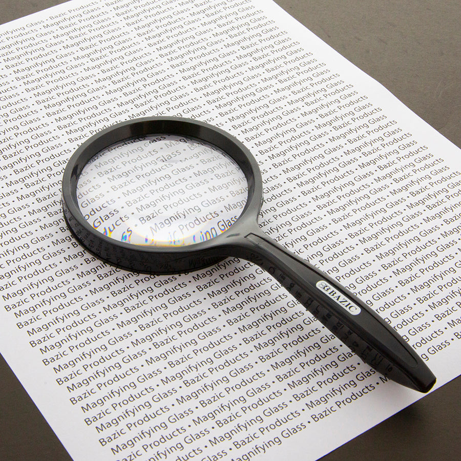3" Round 2x Handheld Magnifier & 4x Bifocal Inset