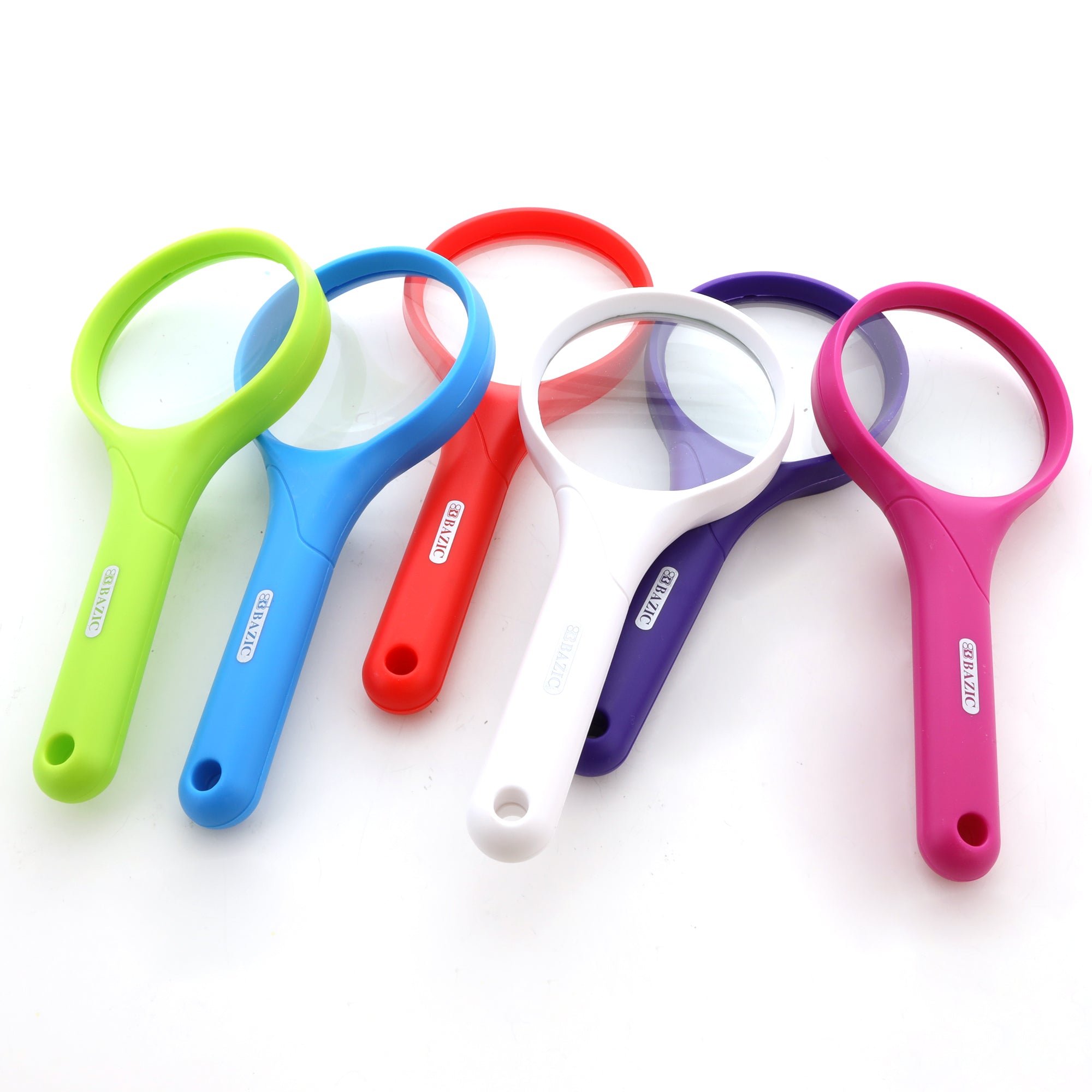 Asstd Color 3" Round 2X Handheld Magnifier