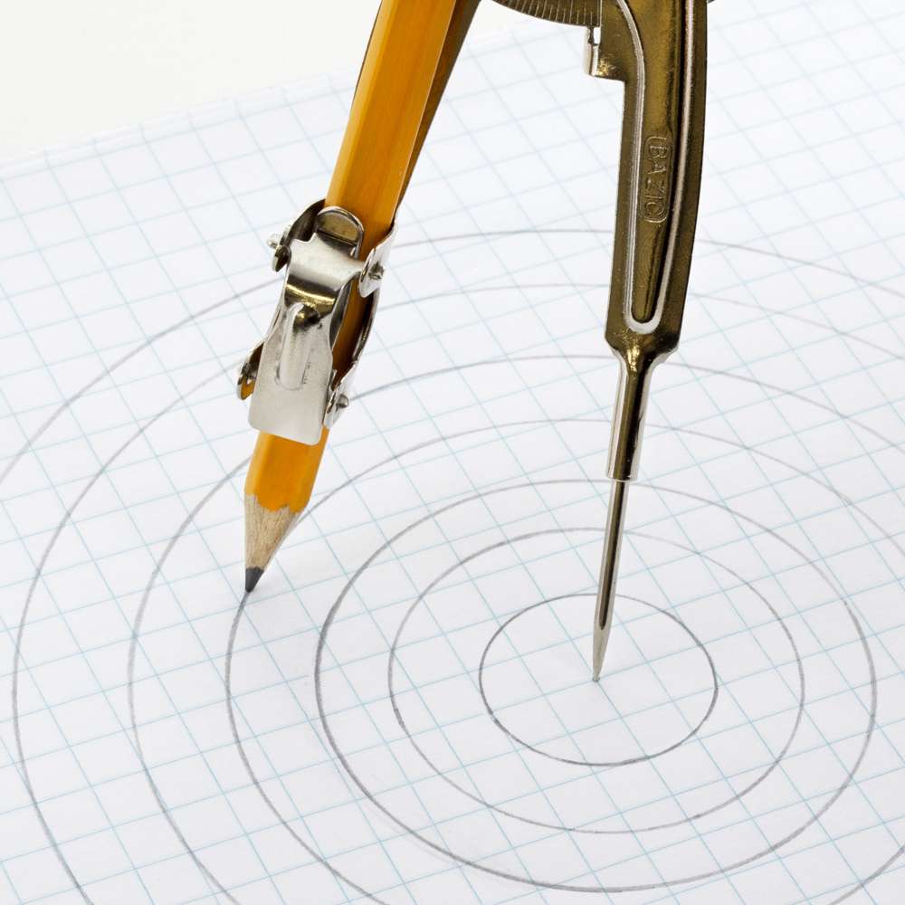 Metal Ball Bearing Compass w/