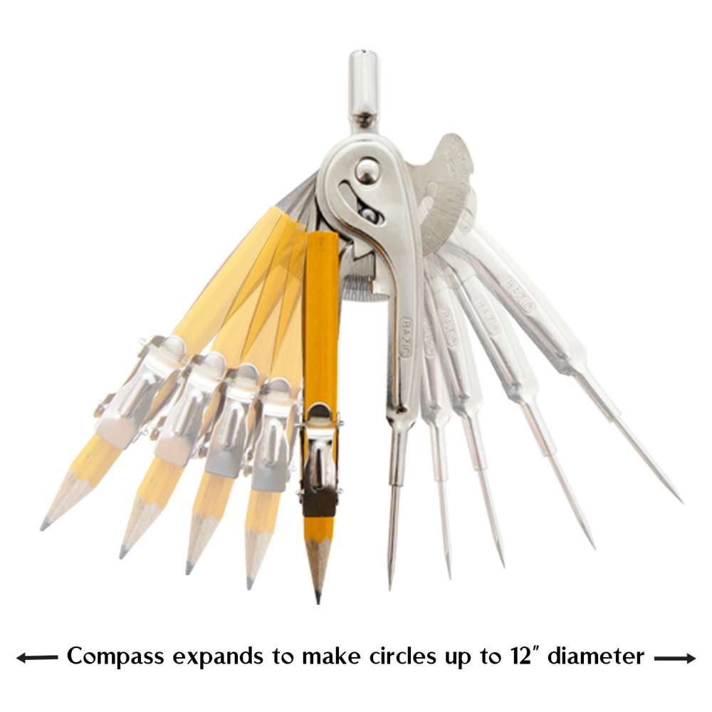 Metal Ball Bearing Compass w/