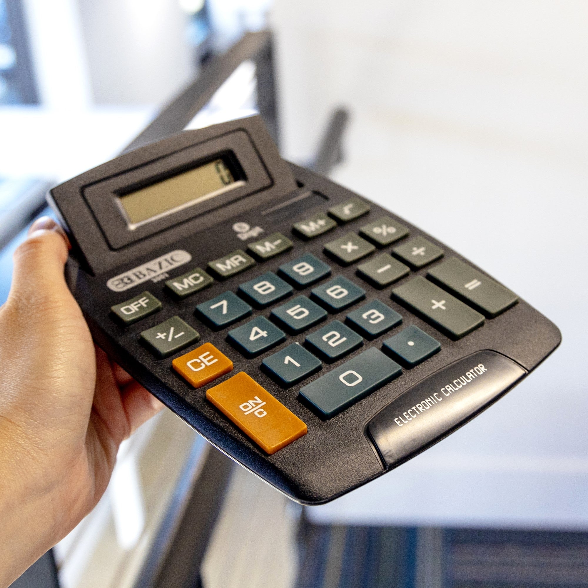 Desktop Calculator Large 8-Digit w/ Adjustable Display