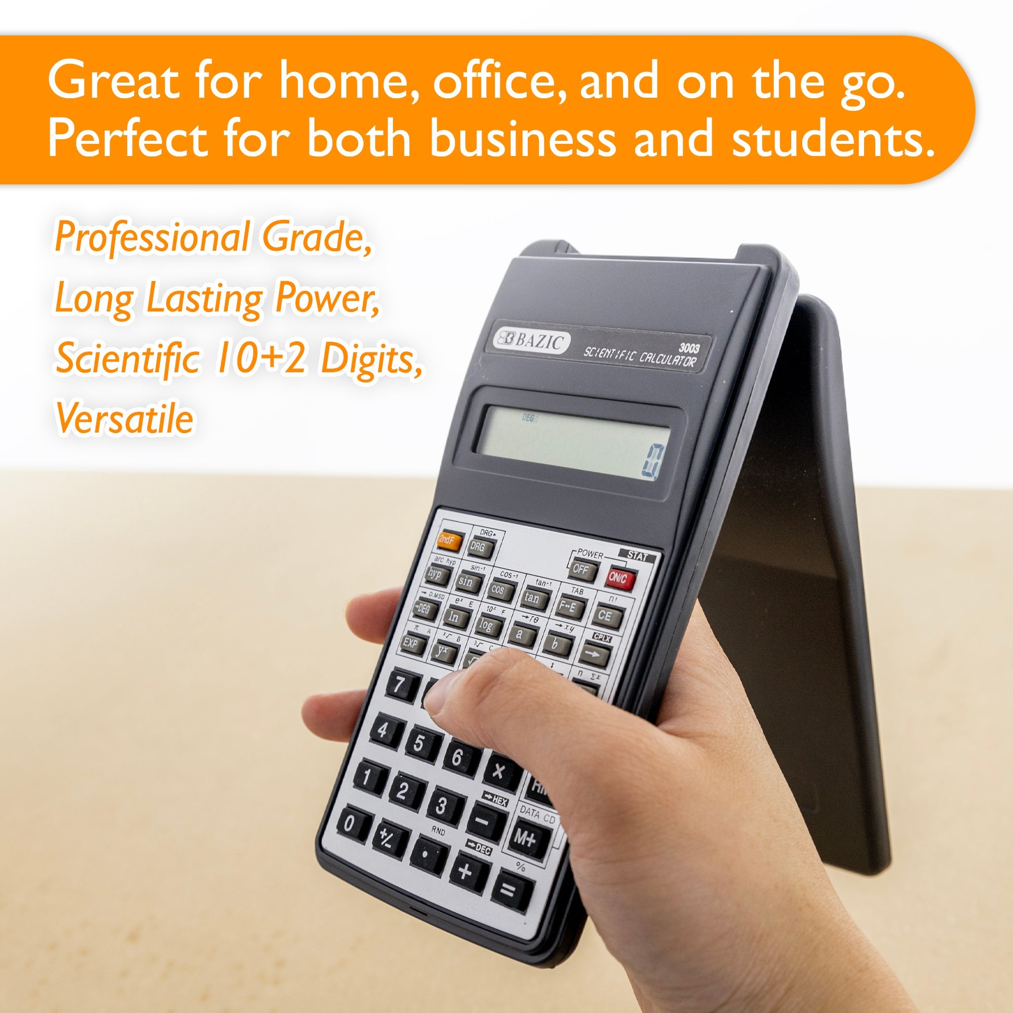Scientific Calculator 56 Function w/ Flip Cover