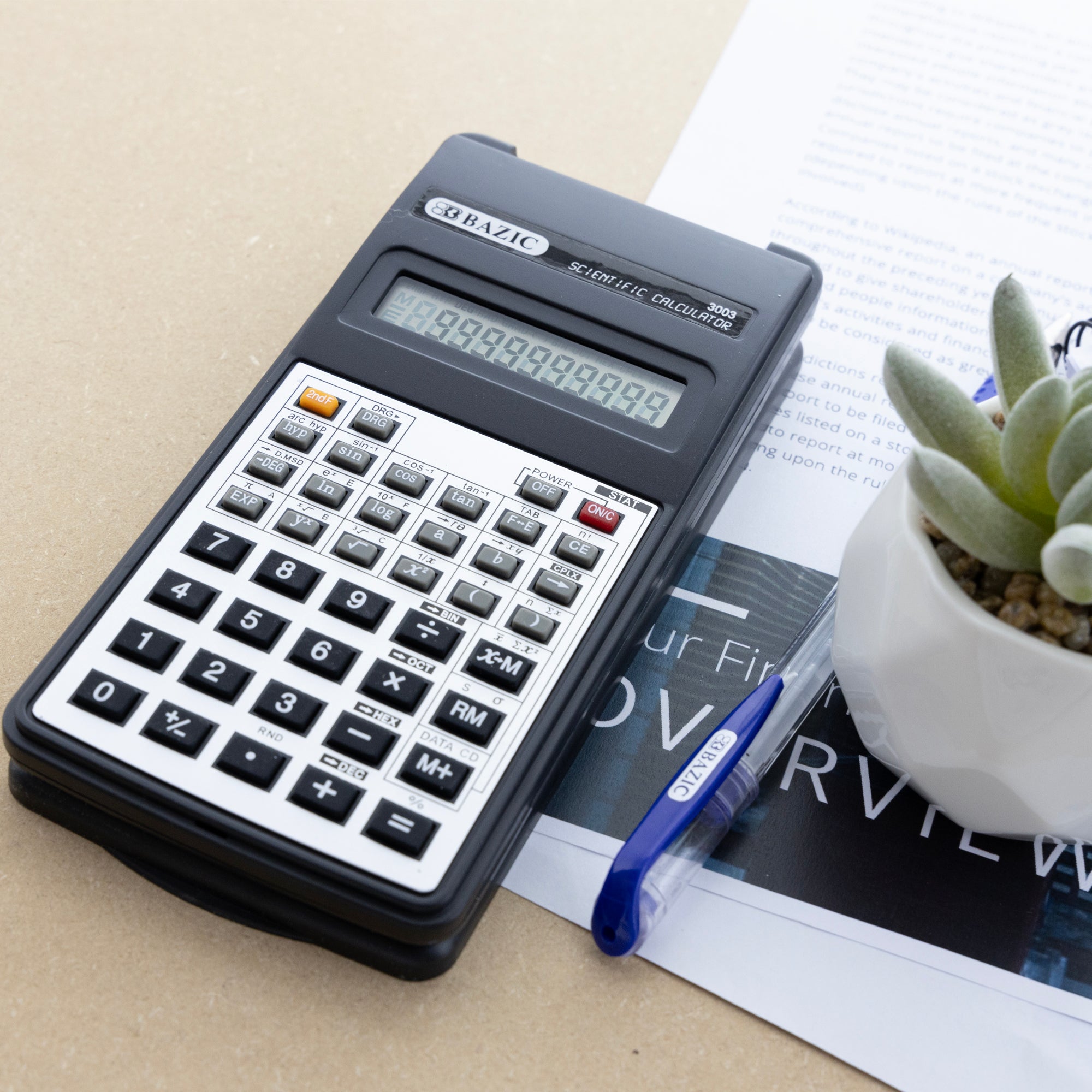 Scientific Calculator 56 Function w/ Flip Cover