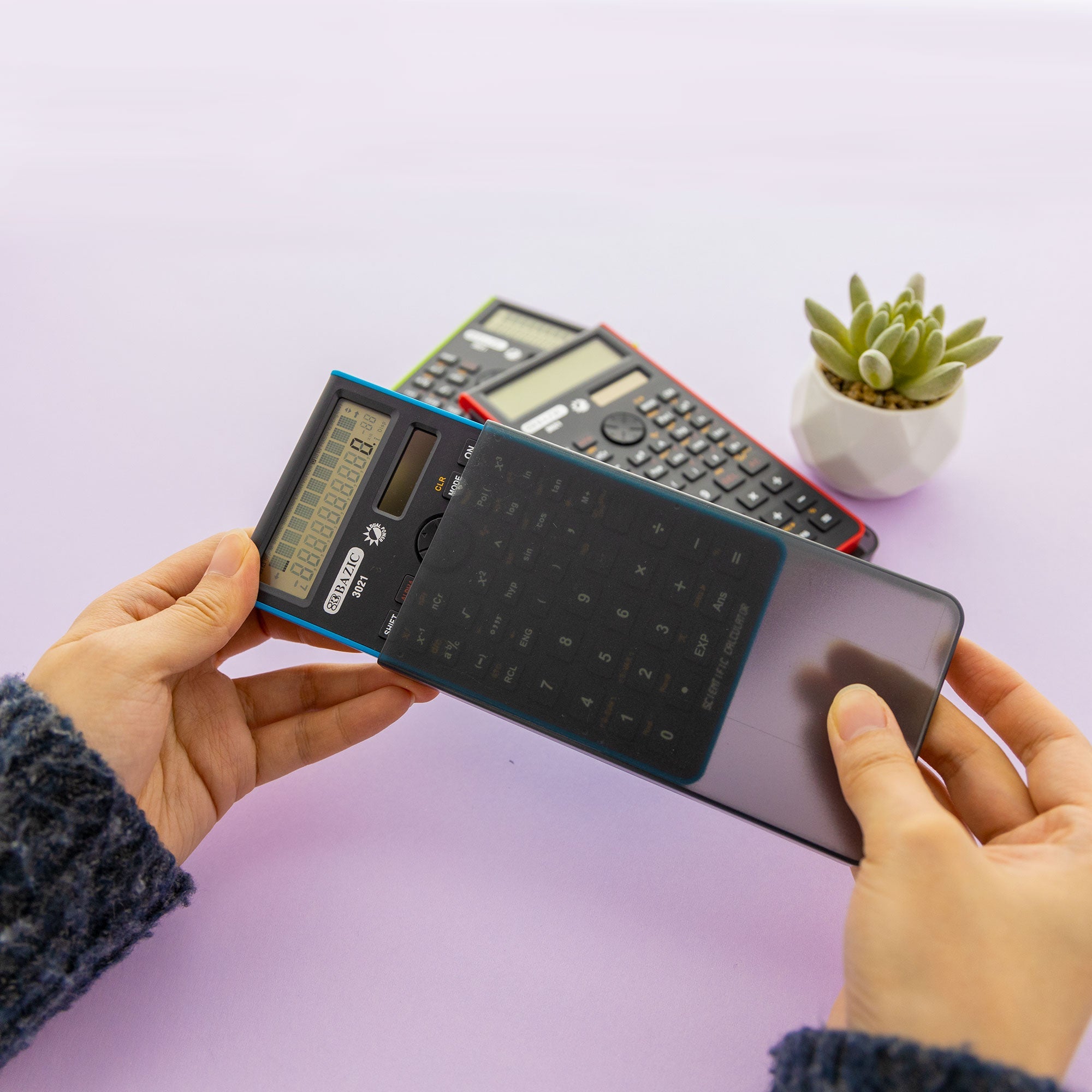 Scientific Calculator 240 Function w/ Slide-On Case