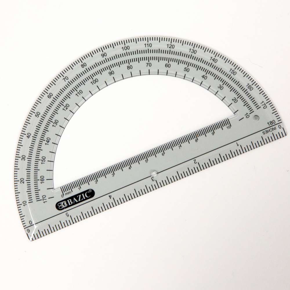 Semicircular 6" Protractor