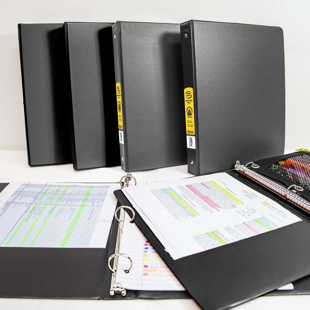 Binder 1.5" Black 3-Ring w/ 2-Pockets