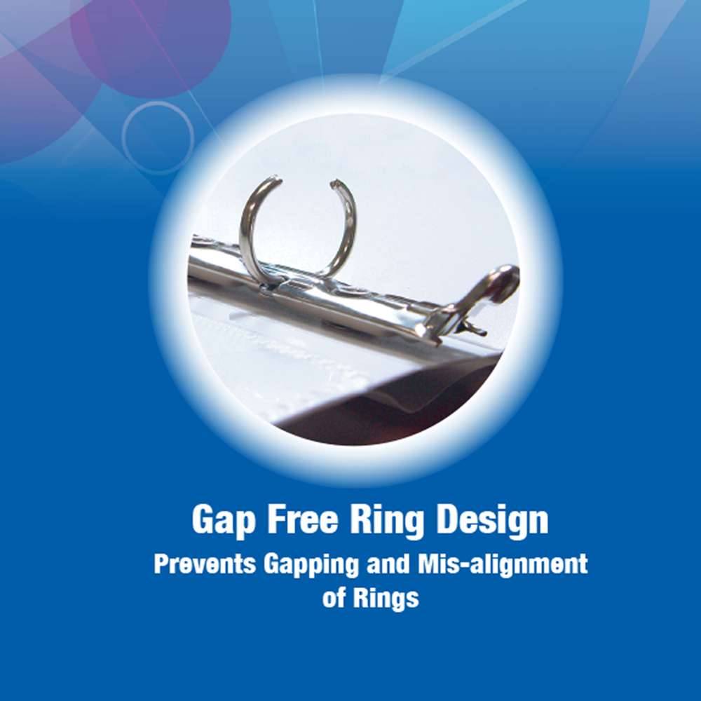 0.5" Poly 3-Ring View Presentation Binder w/ Pocket