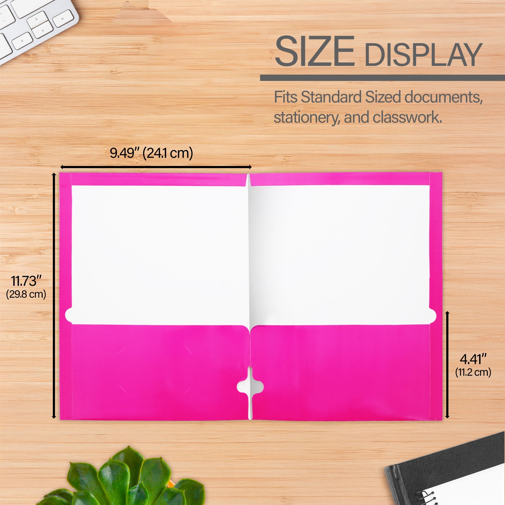 2-Pockets Portfolios - Laminated Bright Glossy Color