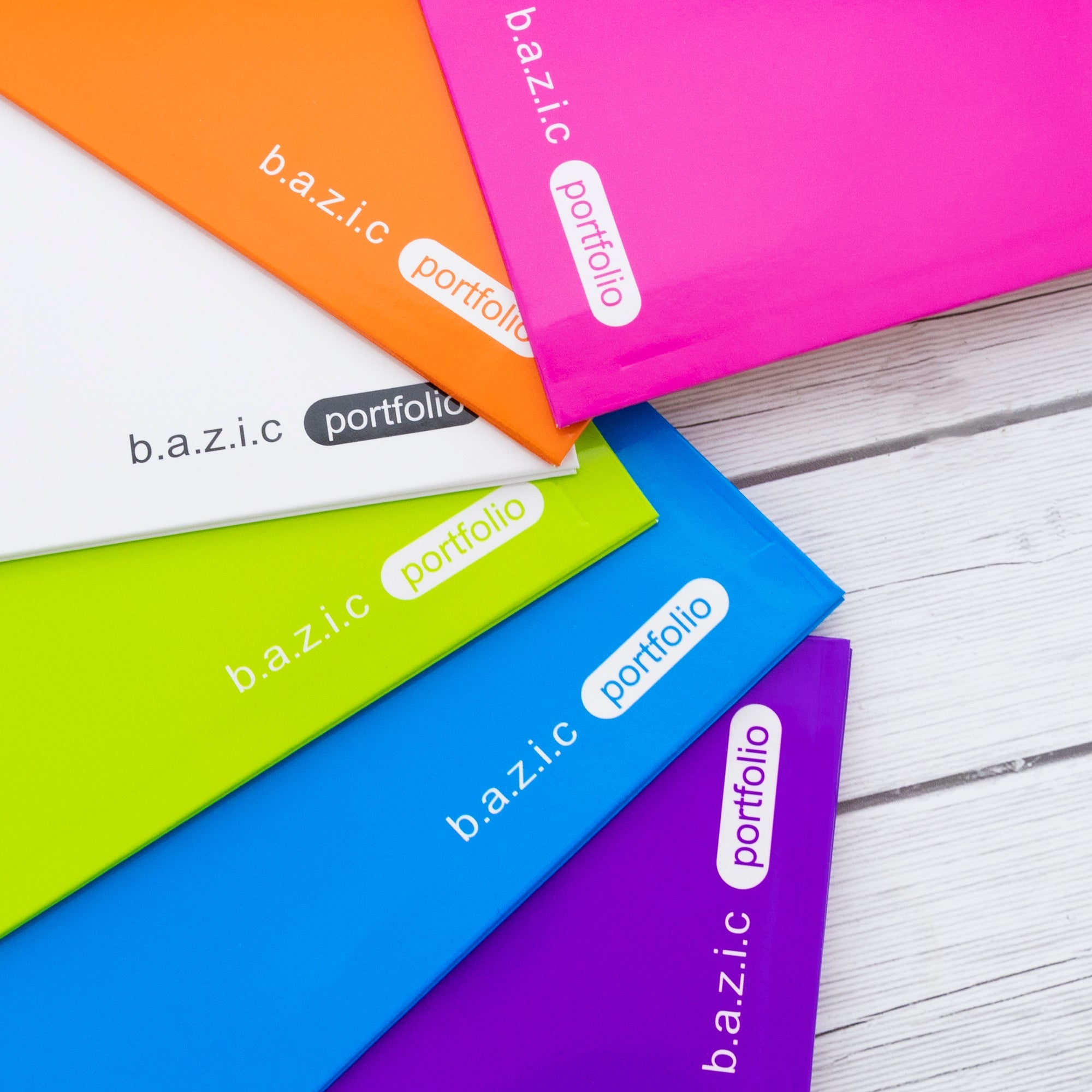 2-Pockets Portfolios - Laminated Bright Glossy Color