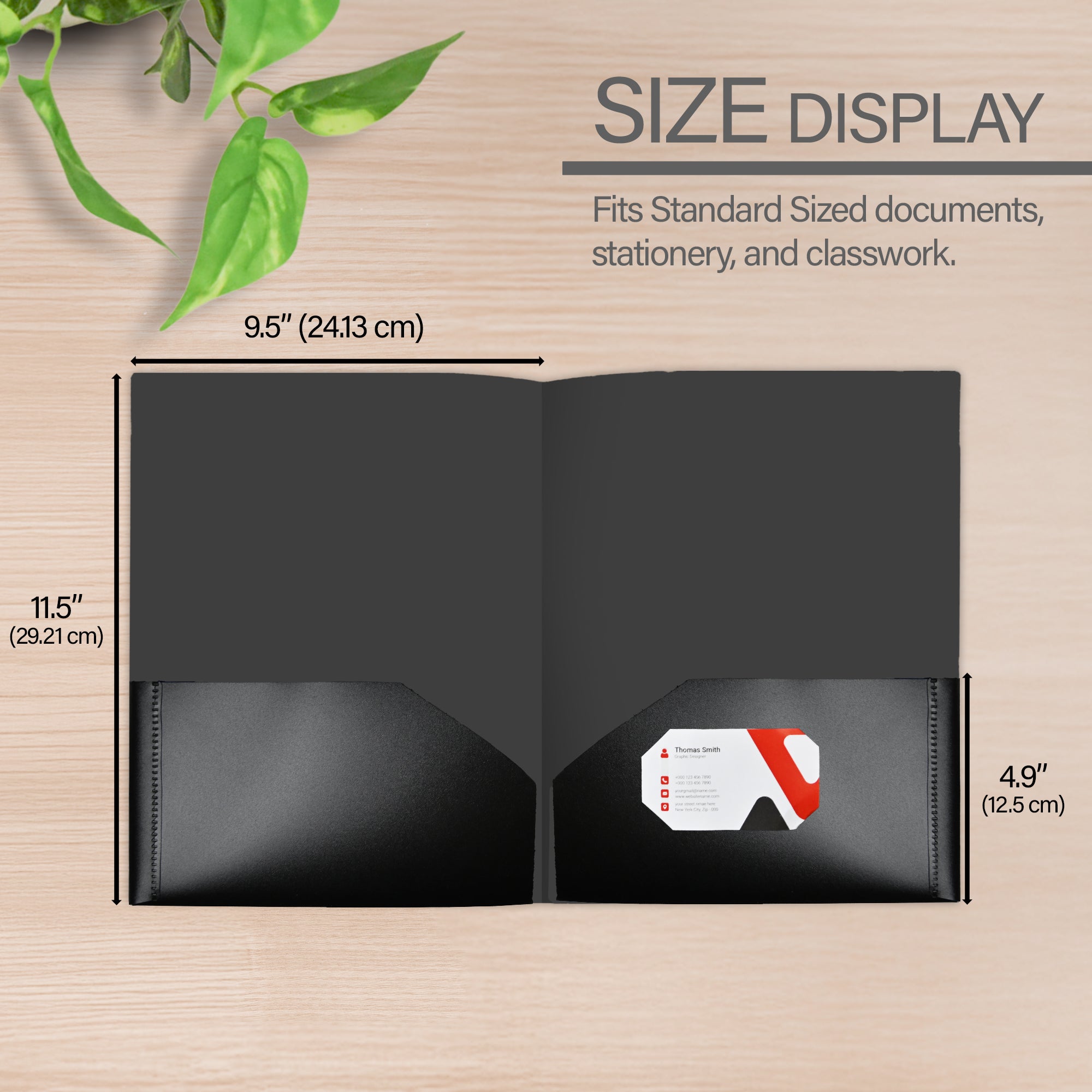 Poly Portfolio View Cover w/ 2-Pocket