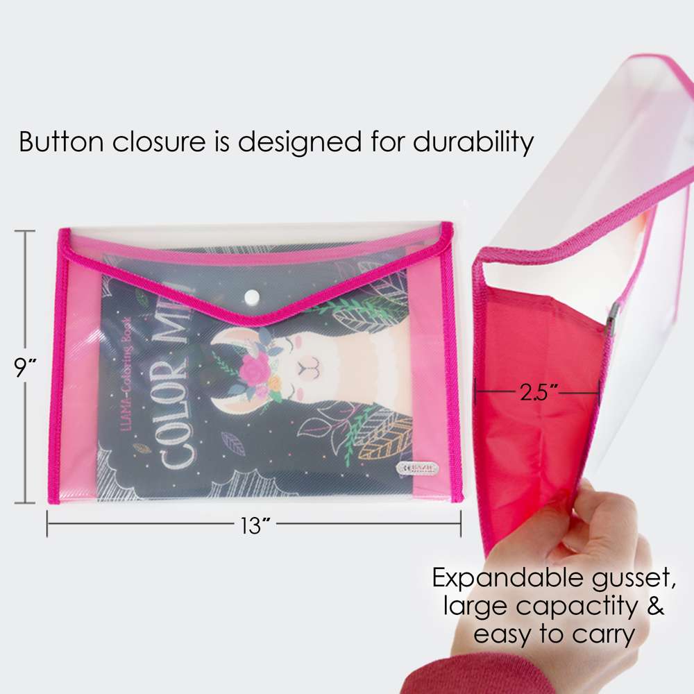 V-Flap Clear A4/Letter Size Document Holder
