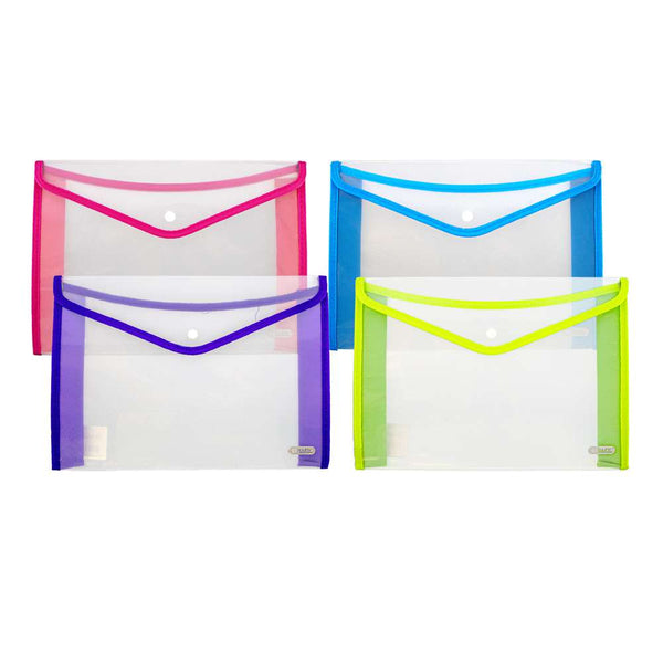 V-Flap Clear A4/Letter Size Document Holder