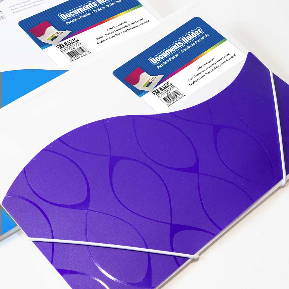 Document Holder Letter Size w/ Elastic Band