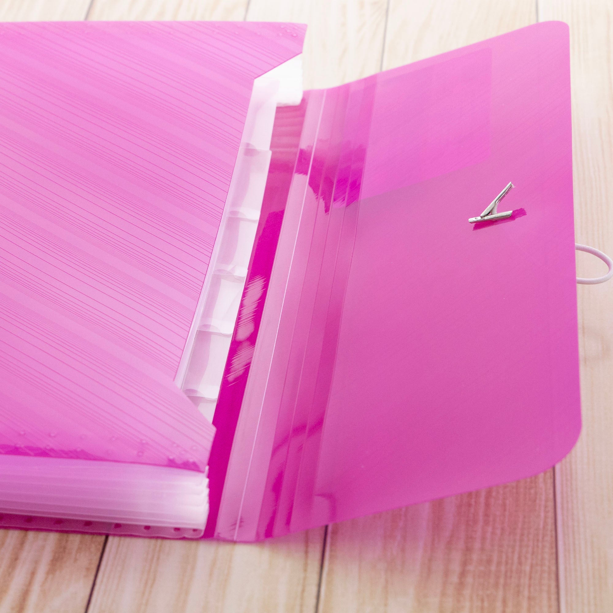 Expanding File Letter Size Translucent Poly 7-Pocket
