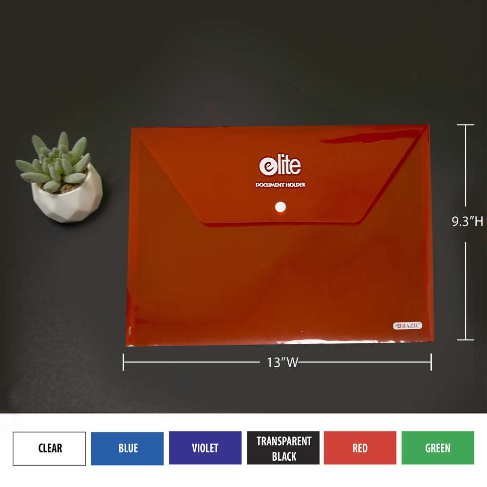 BAZIC Elite Letter Size Document Holders (2/Pack)