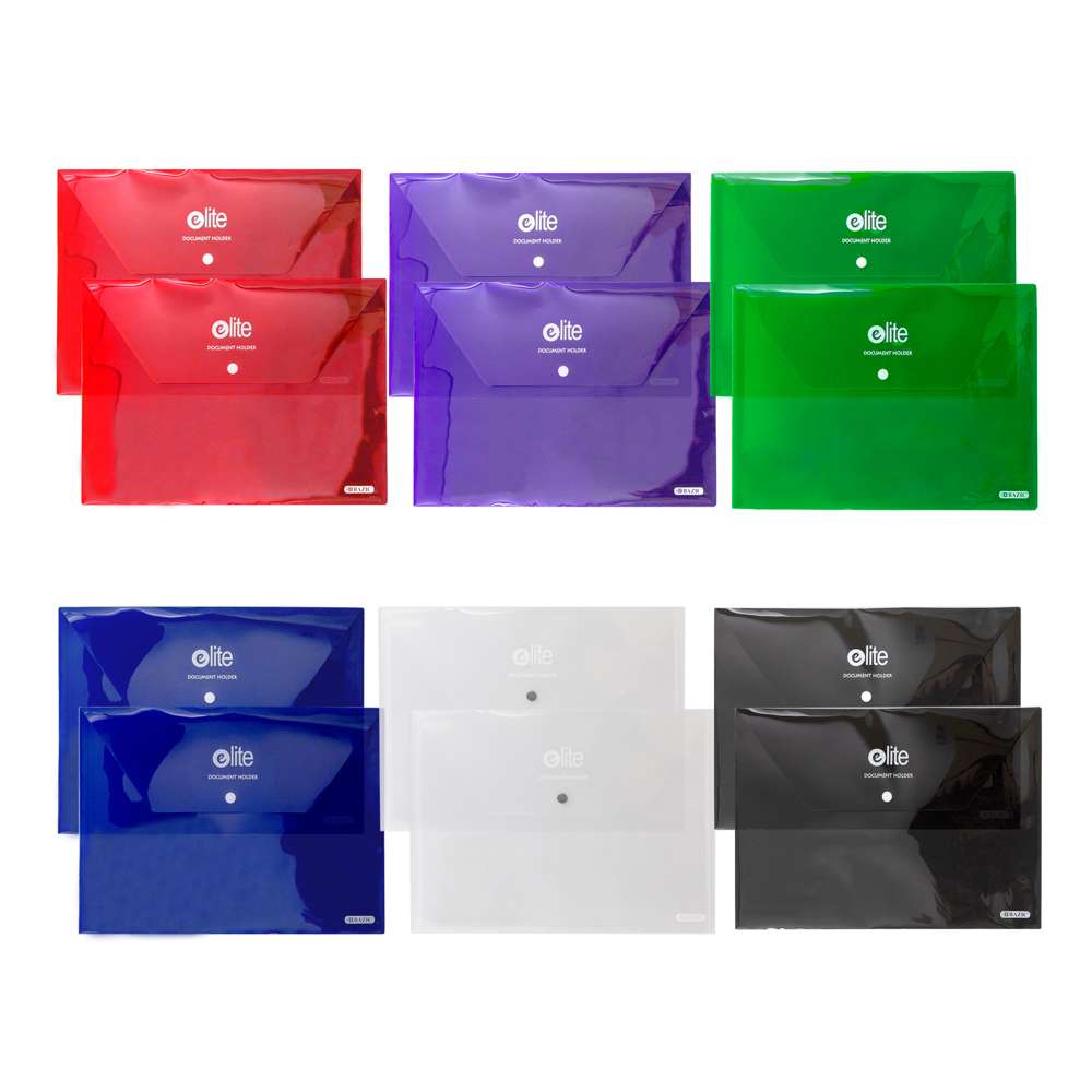BAZIC Elite Letter Size Document Holders (2/Pack)
