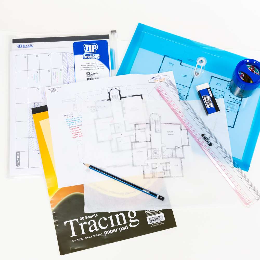 Plastic Ruler Claro Transparent 12" (30cm)