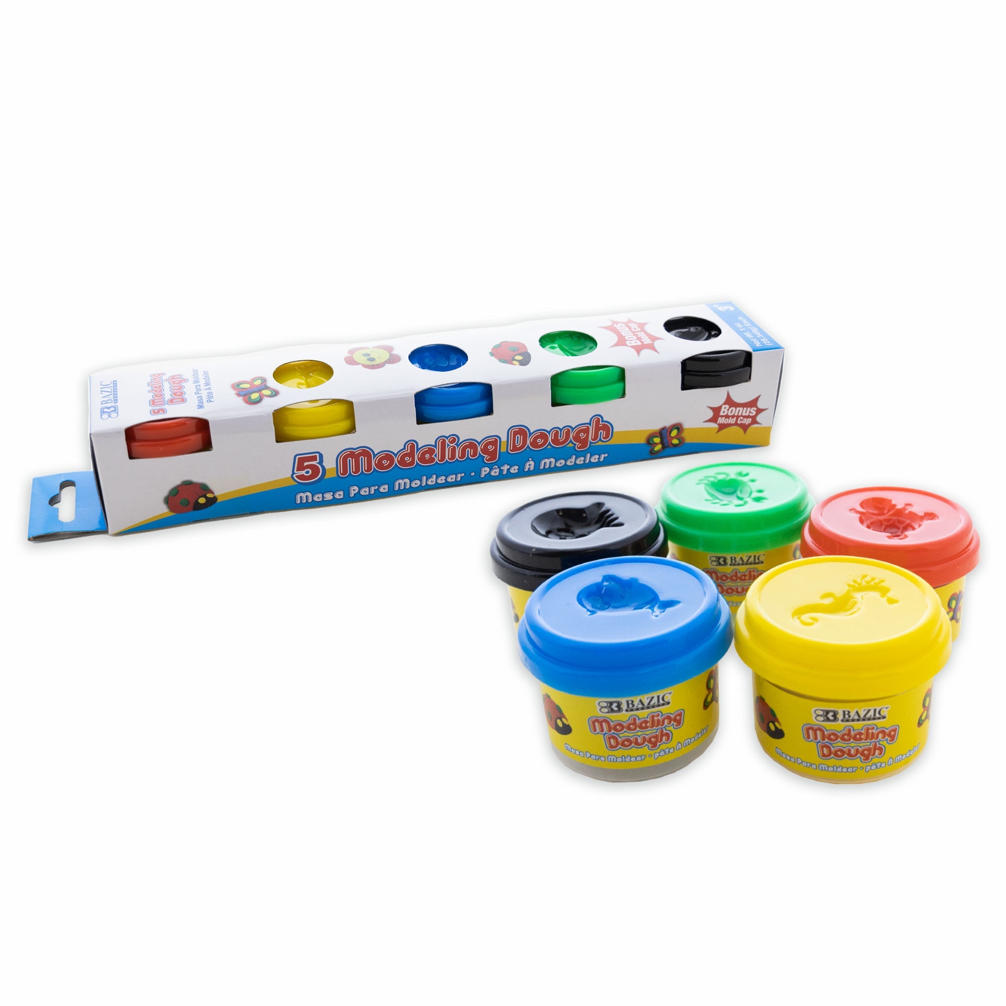 Modeling Dough Primary Color 1 Oz. (5/Pack)