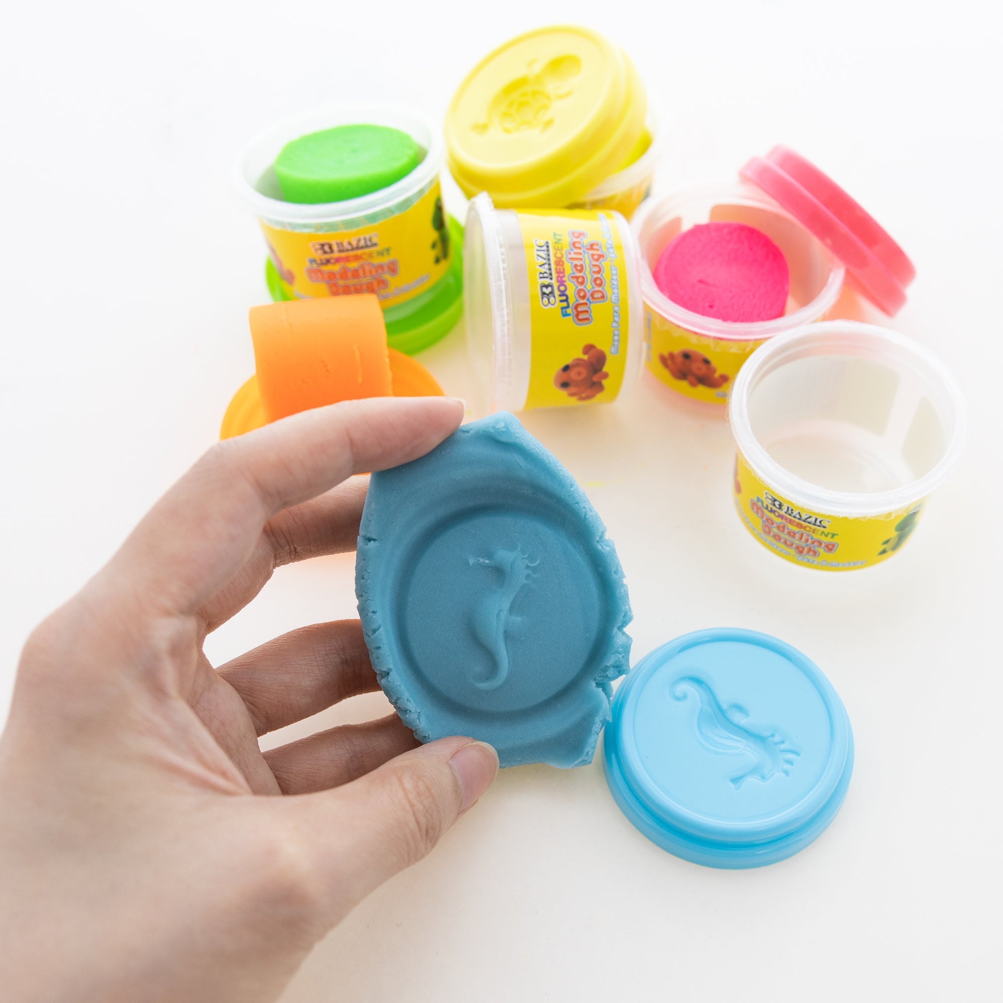Modeling Dough Fluorescent Color 1 Oz. (5/Pack)
