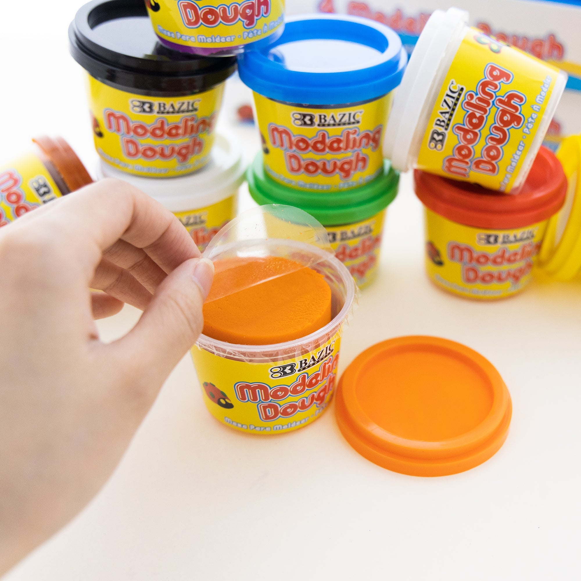 Modeling Dough Primary Color 4 Oz. (4/Pack)