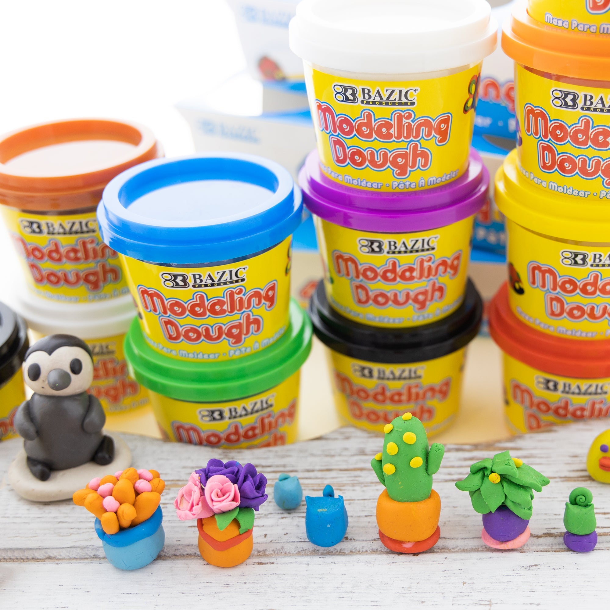 Modeling Dough Primary Color 4 Oz. (4/Pack)