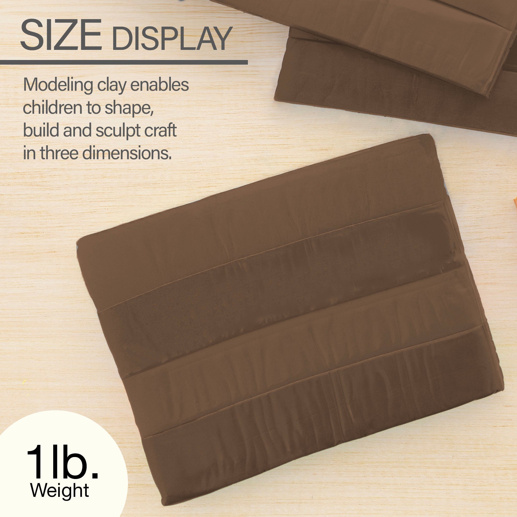 Modeling Clay 1 lb Brown