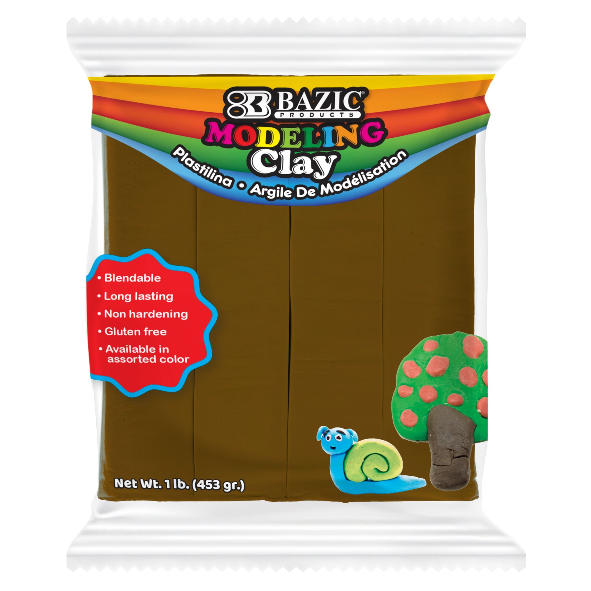 Modeling Clay 1 lb Brown